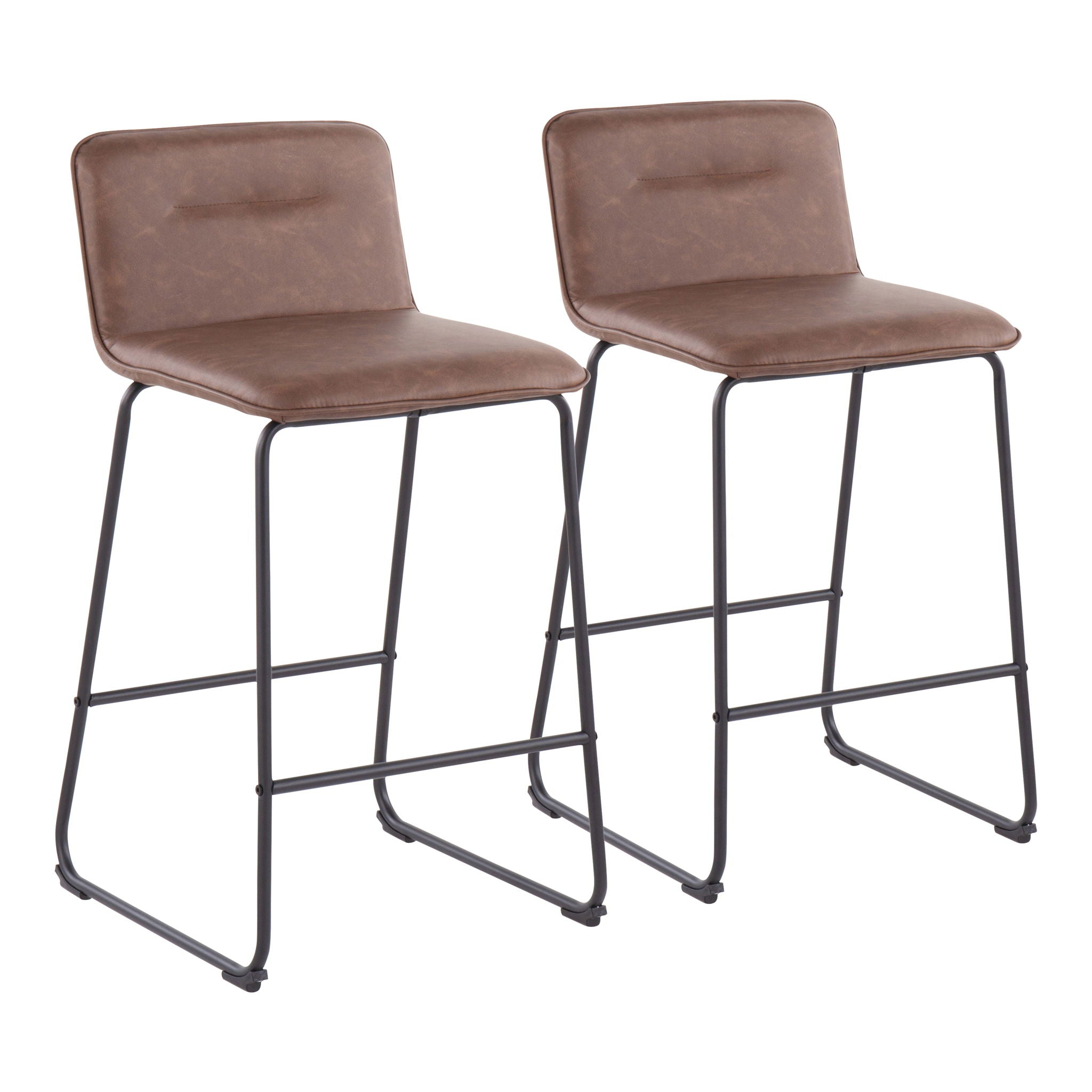 Casper - Fixed Height, Contemporary Counter Stool (Set of 2) - Best Buy Furniture