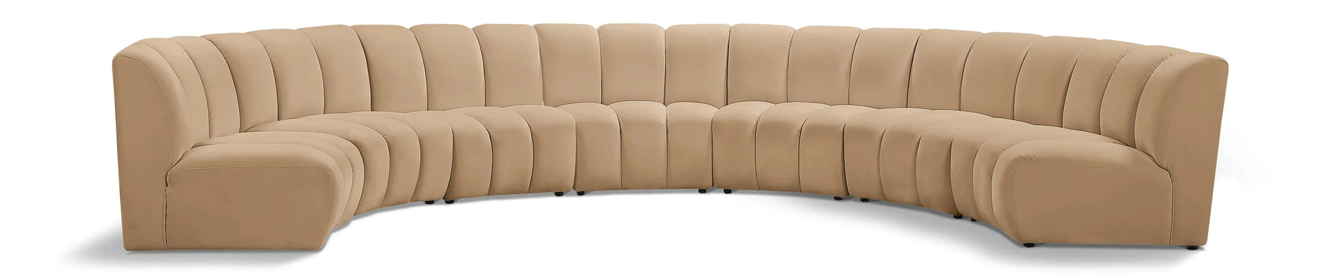 Infinity - 7 Piece Modular Sectional - Camel - Best Buy Furniture
