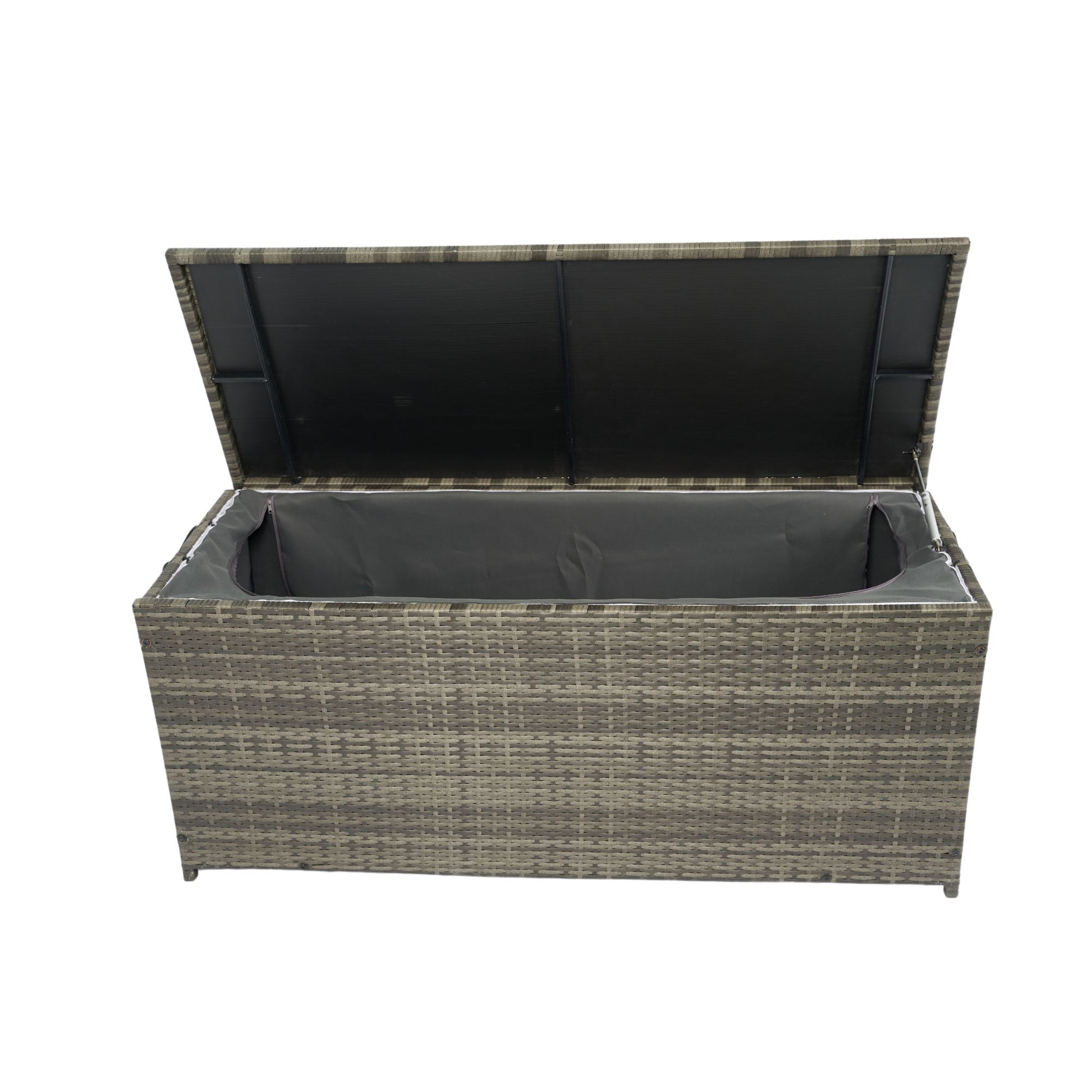 Outdoor Storage Box, Wicker Patio Deck Boxes With Lid, Outdoor Cushion Storage For Kids Toys, Pillows, Towel, Wicker - Best Buy Furniture