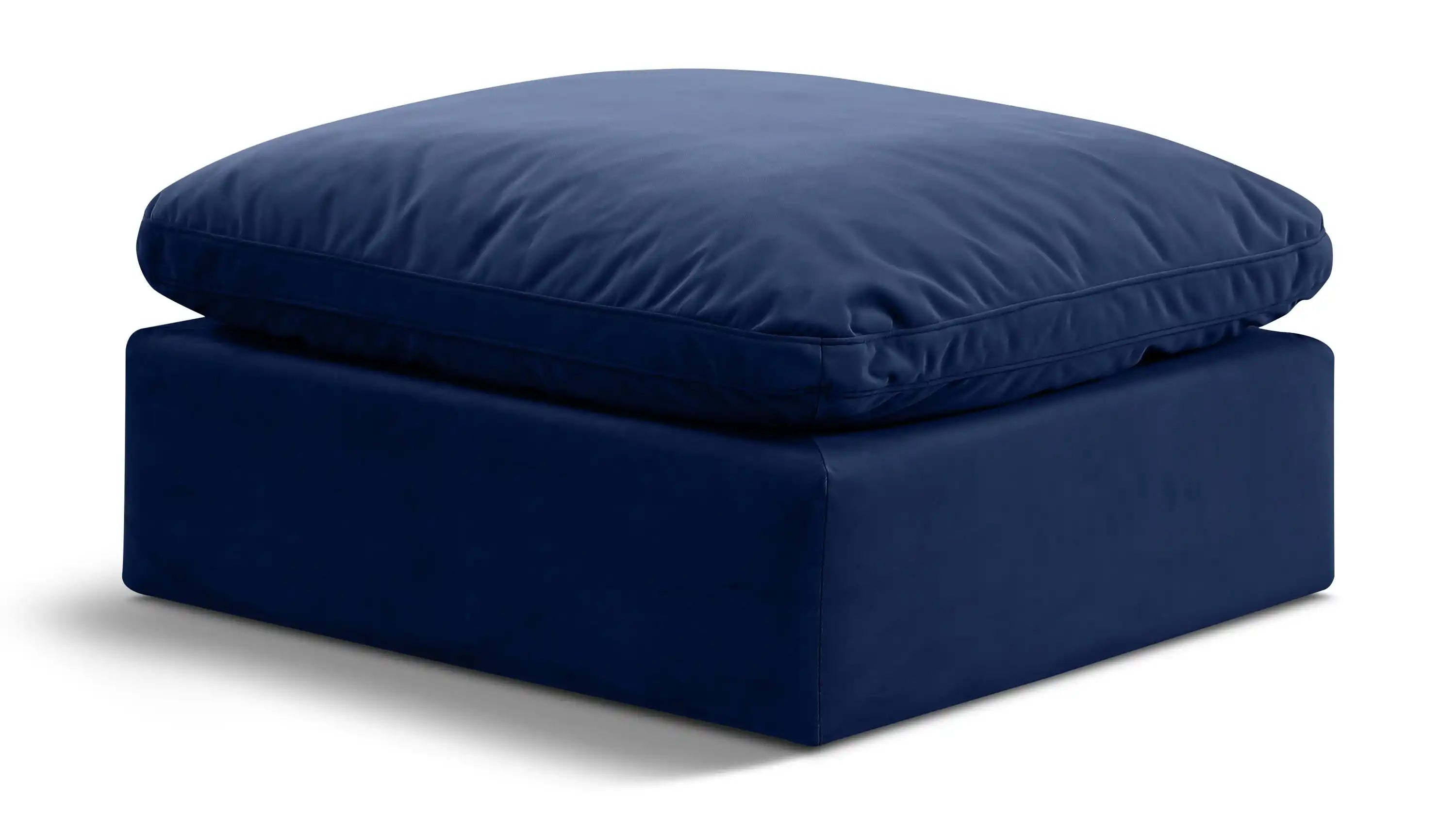 Indulge - Velvet Ottoman - Best Buy Furniture