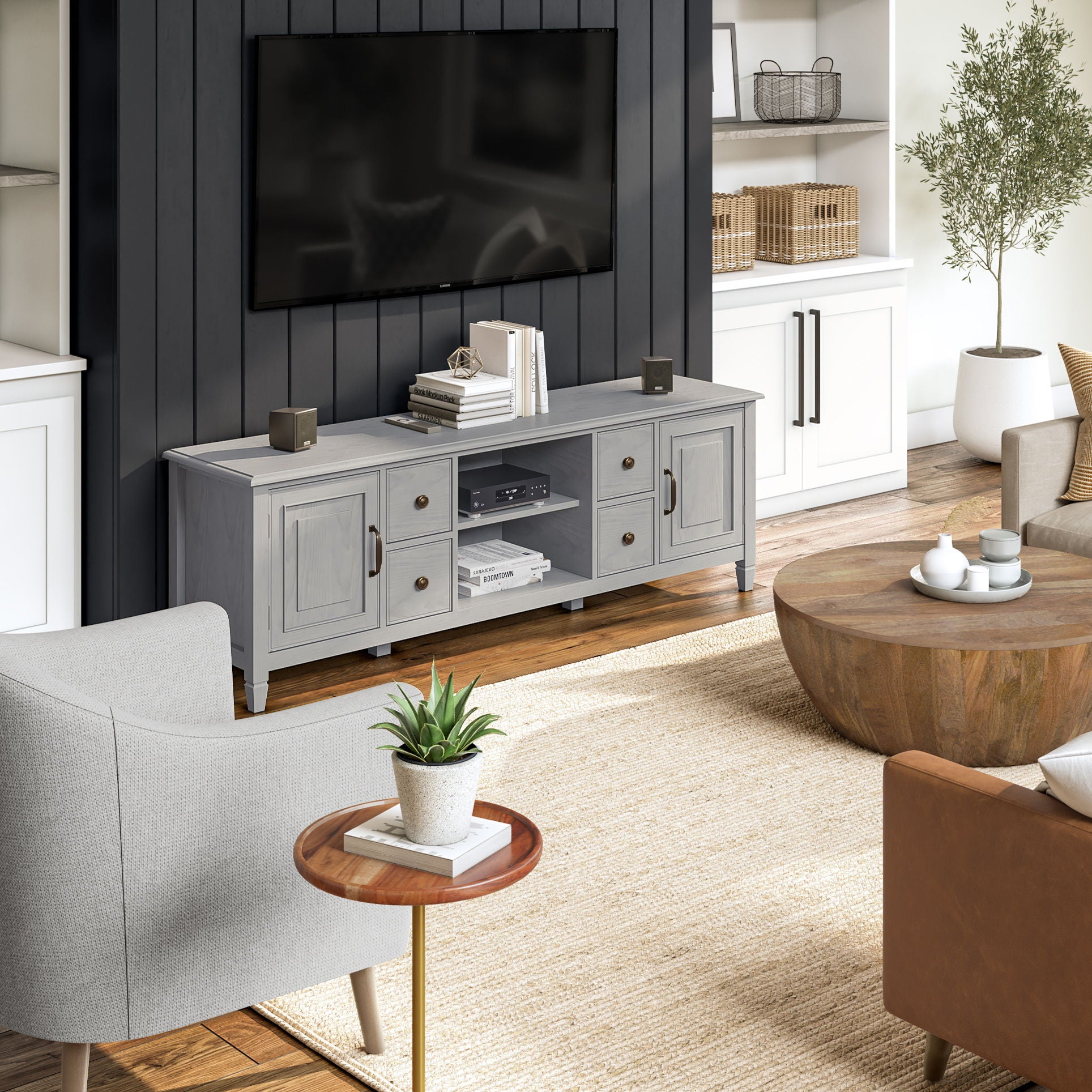 Connaught - Wide TV Stand - Best Buy Furniture