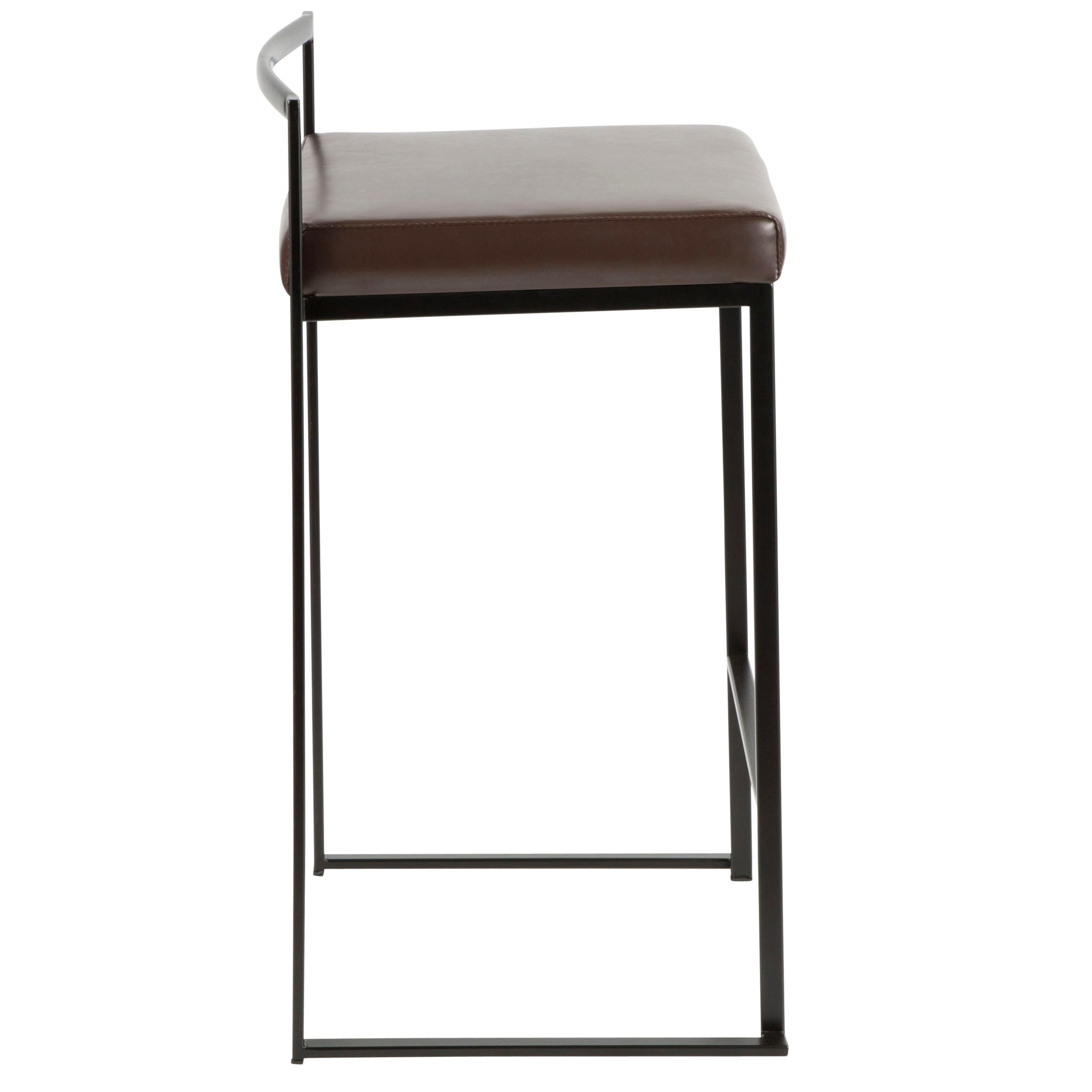 Fuji - Contemporary Style Stackable Counter Stool - Best Buy Furniture