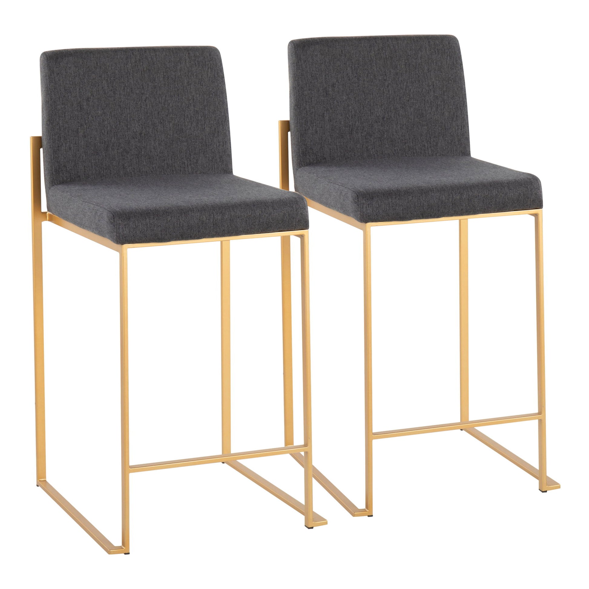 Fuji - Contemporary High Back Stylish Counter Stool - Best Buy Furniture