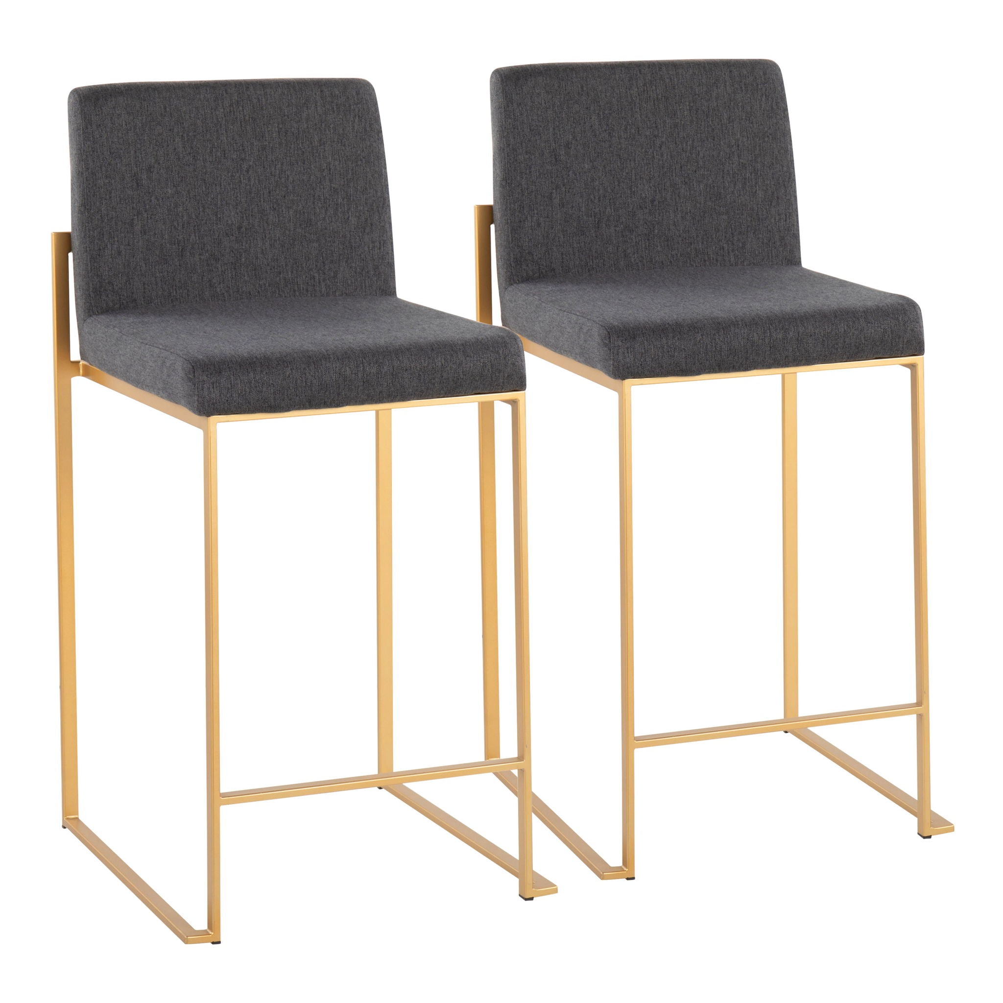 Fuji - Contemporary High Back Stylish Counter Stool - Best Buy Furniture