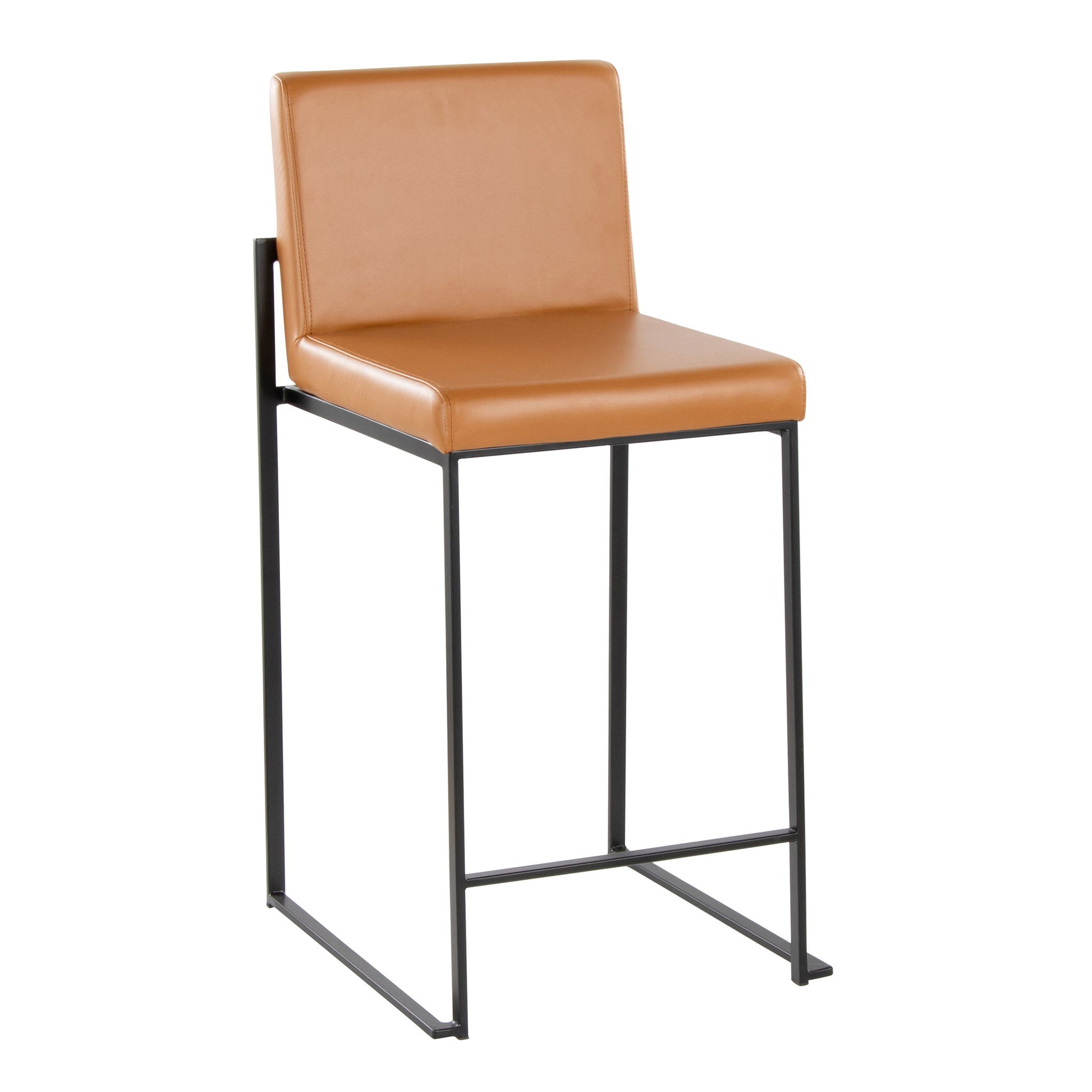 Fuji - Contemporary High Back Barstool Elegant Design - Best Buy Furniture