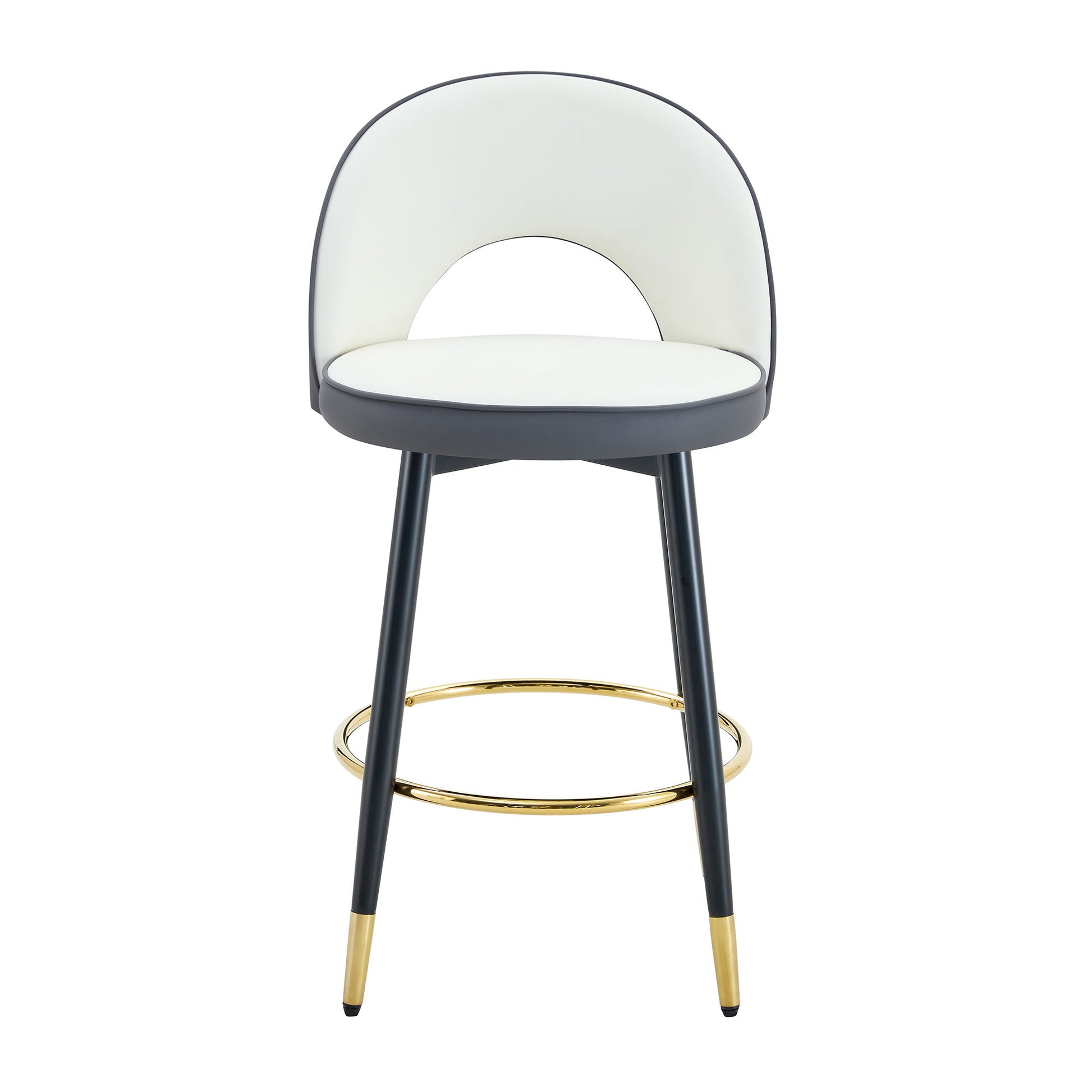 Upholstered Rotatable Bar Chair With Metal Legs For Dining Room - Best Buy Furniture