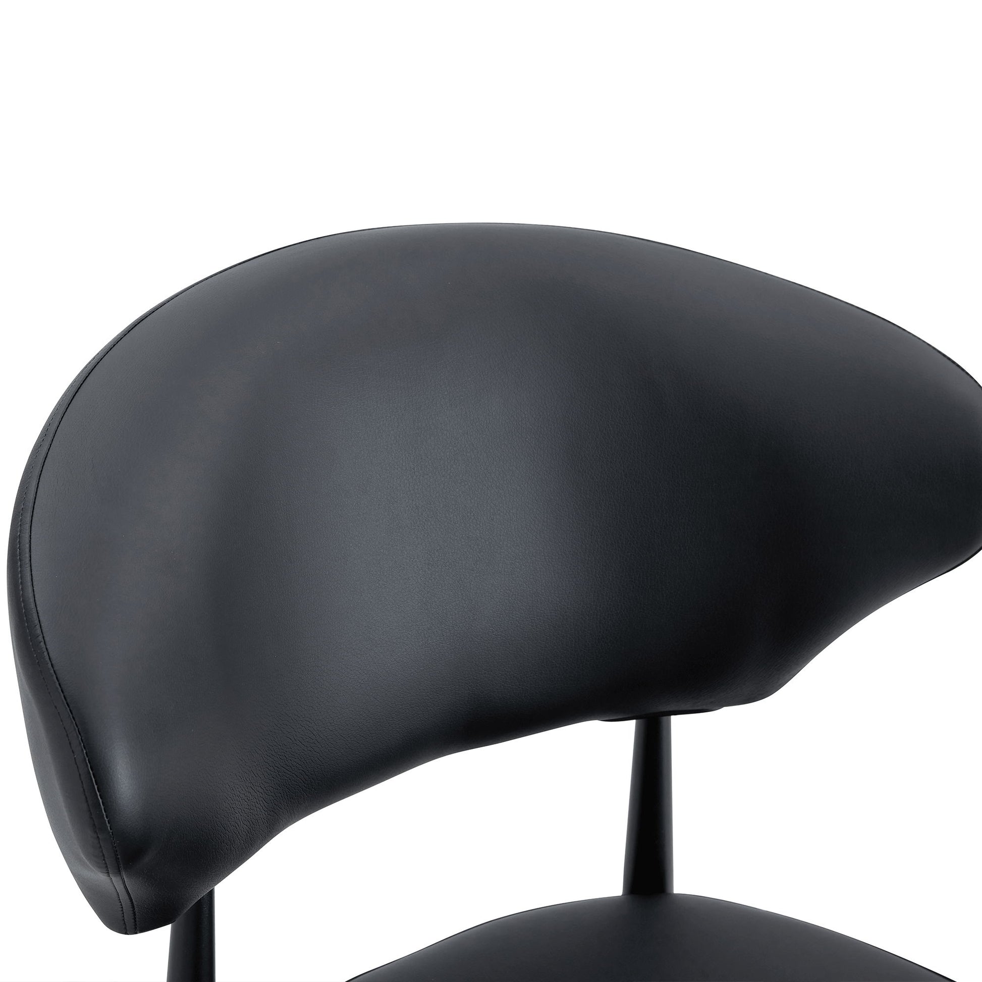 Minimalist Ergonomic Dining Chair With Curved Backres (Set of 4) - Best Buy Furniture