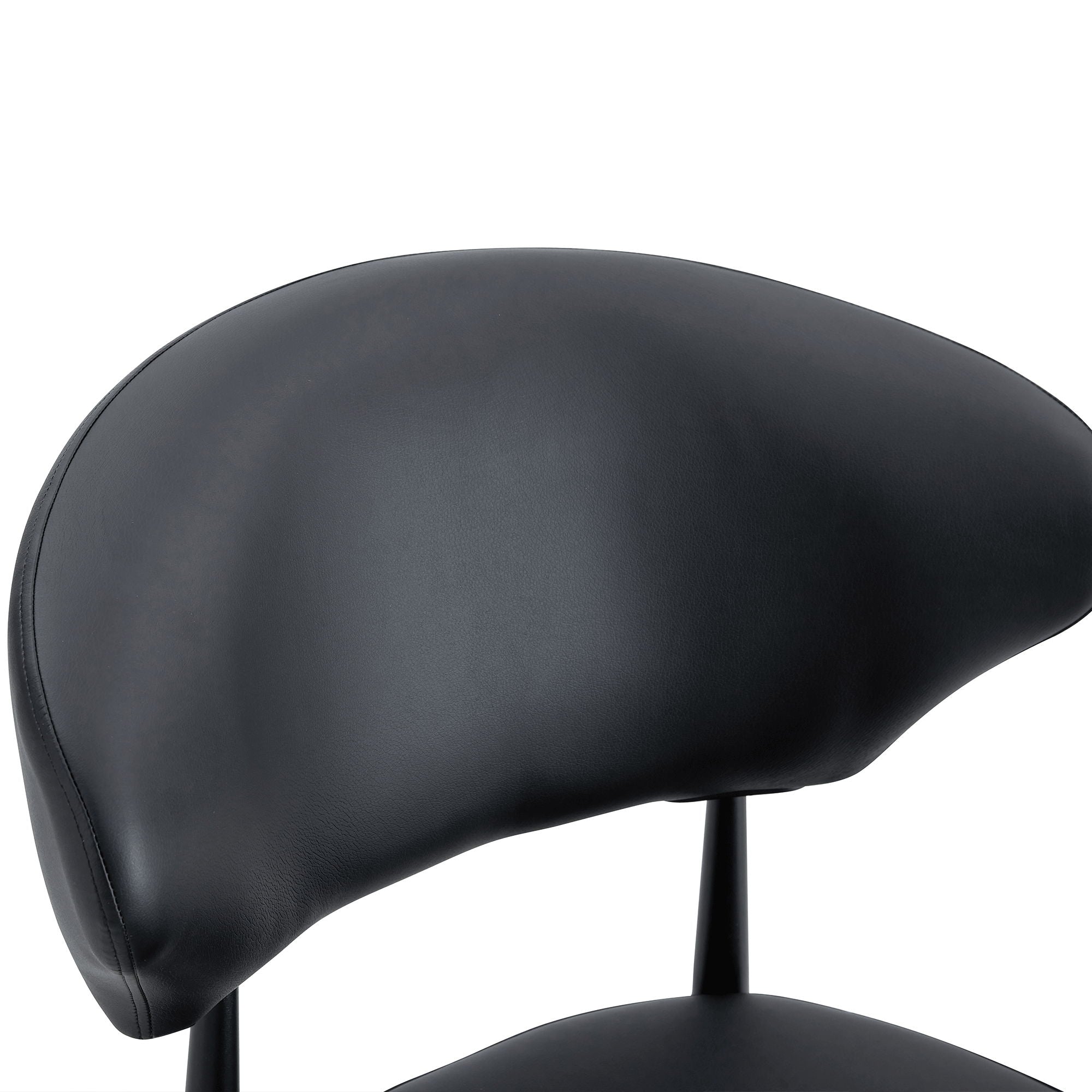 Minimalist Ergonomic Dining Chair With Curved Backres (Set of 4) - Best Buy Furniture