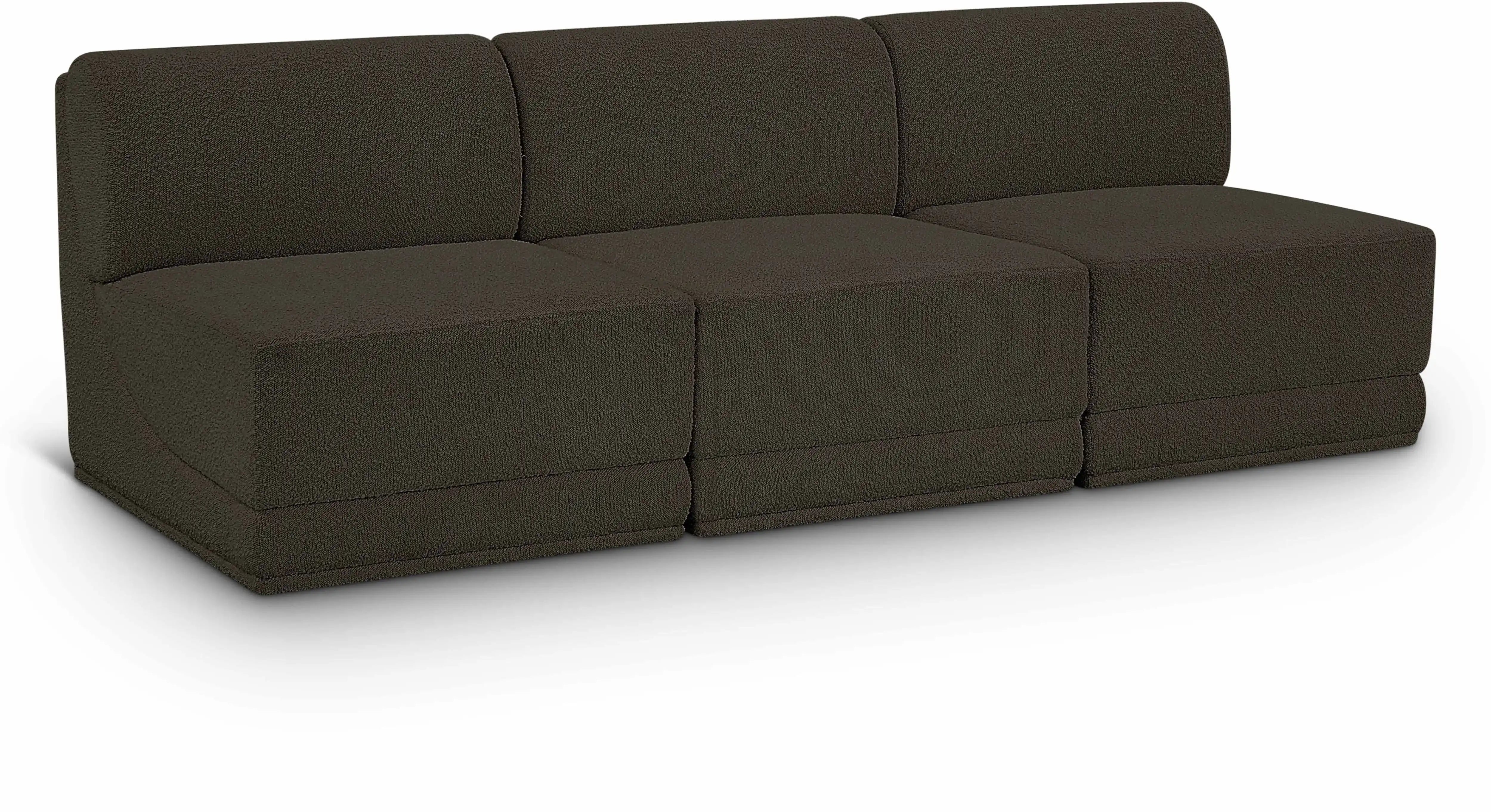 Ollie - 3 Seat Armless Modular Sofa - Best Buy Furniture