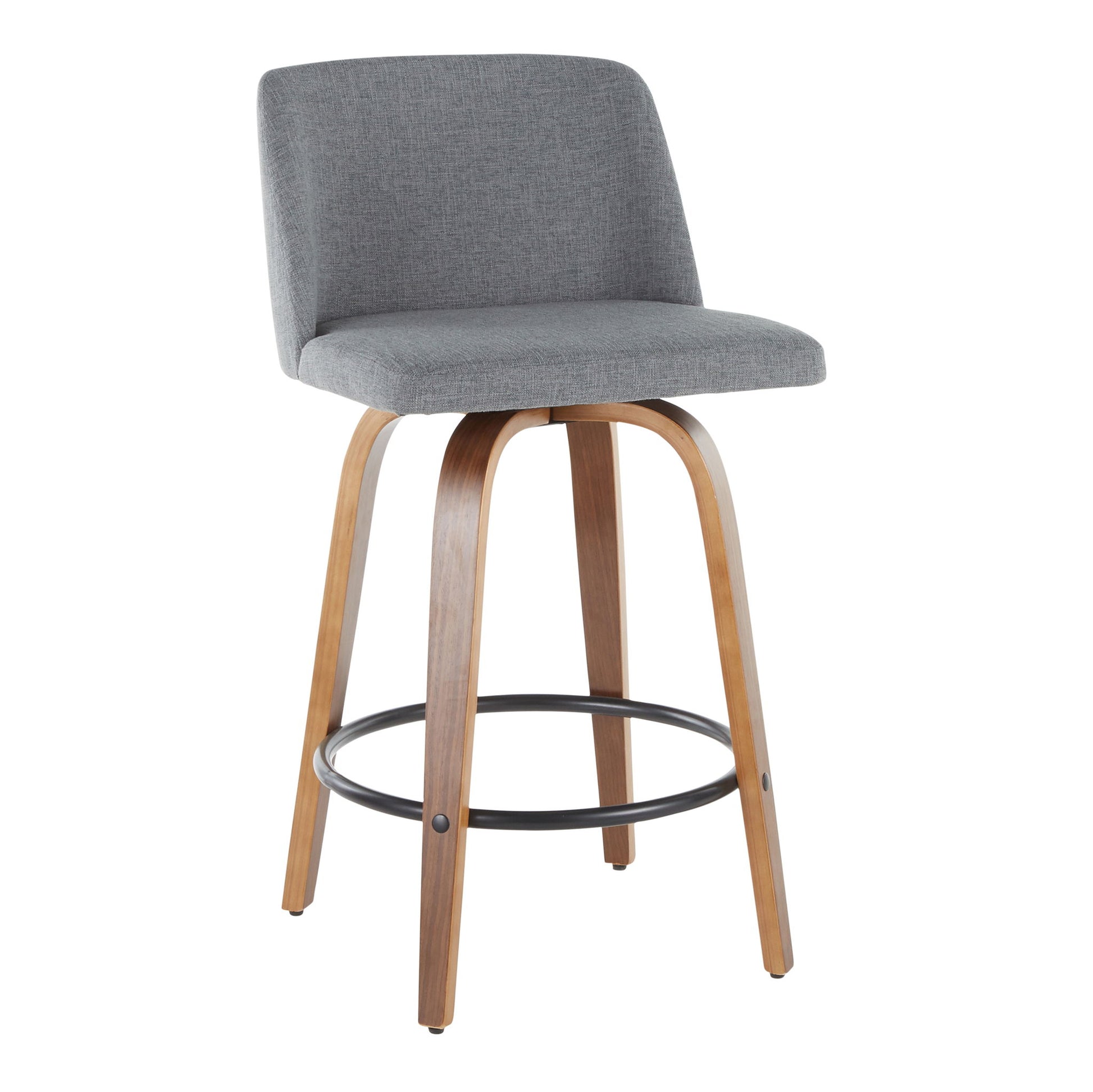 Toriano - Mid Century Modern, Counter Stool (Set of 2) - Best Buy Furniture