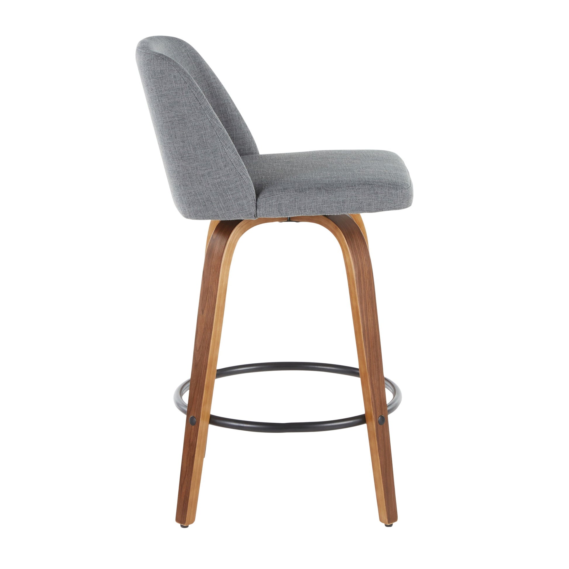 Toriano - Mid Century Modern, Counter Stool (Set of 2) - Best Buy Furniture