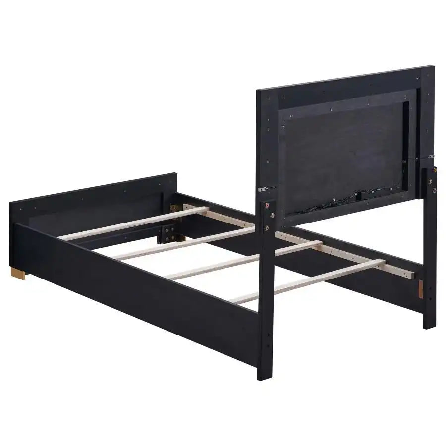 Marceline - Wood LED Panel Bed - Best Buy Furniture