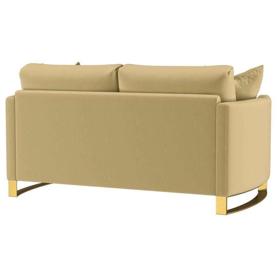 Corliss - Upholstered Arched Arm Loveseat - Best Buy Furniture