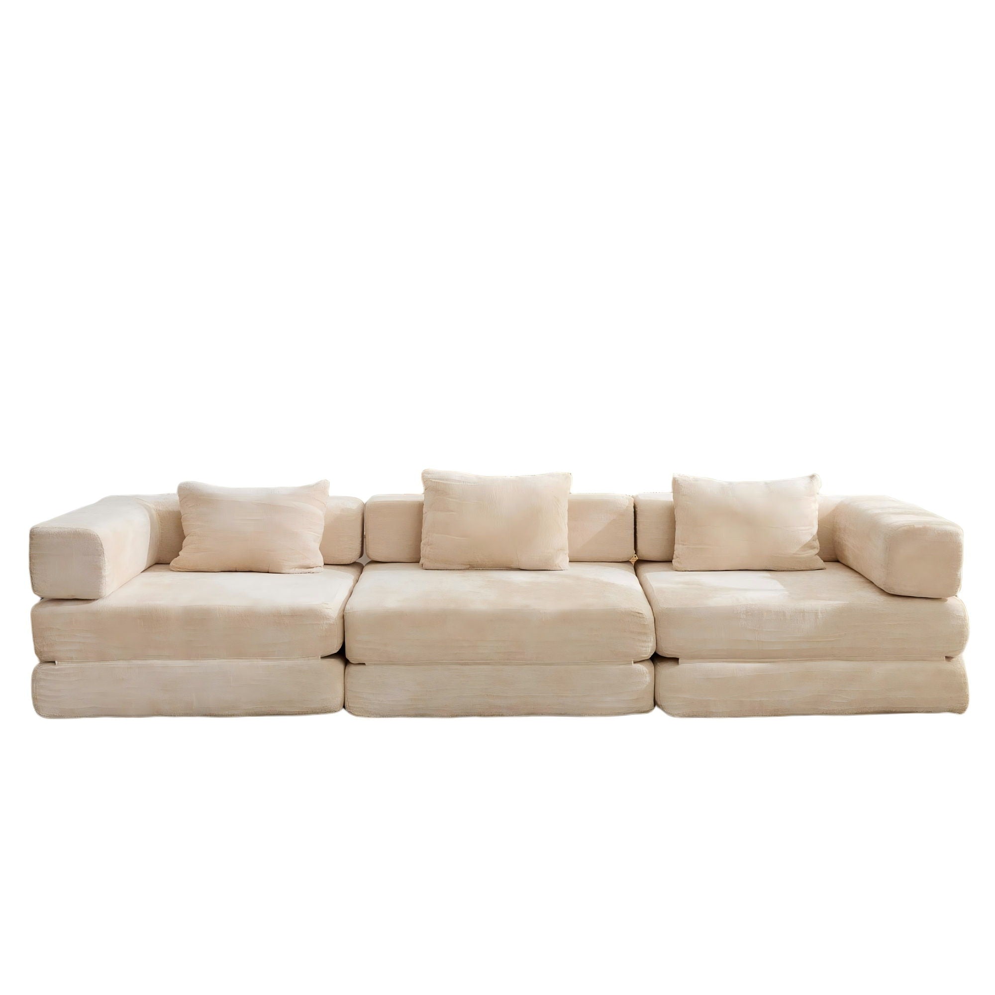 Convertible Floor Sofa Bed, Boneless Modular Sectional Sofa For Living Room - Best Buy Furniture