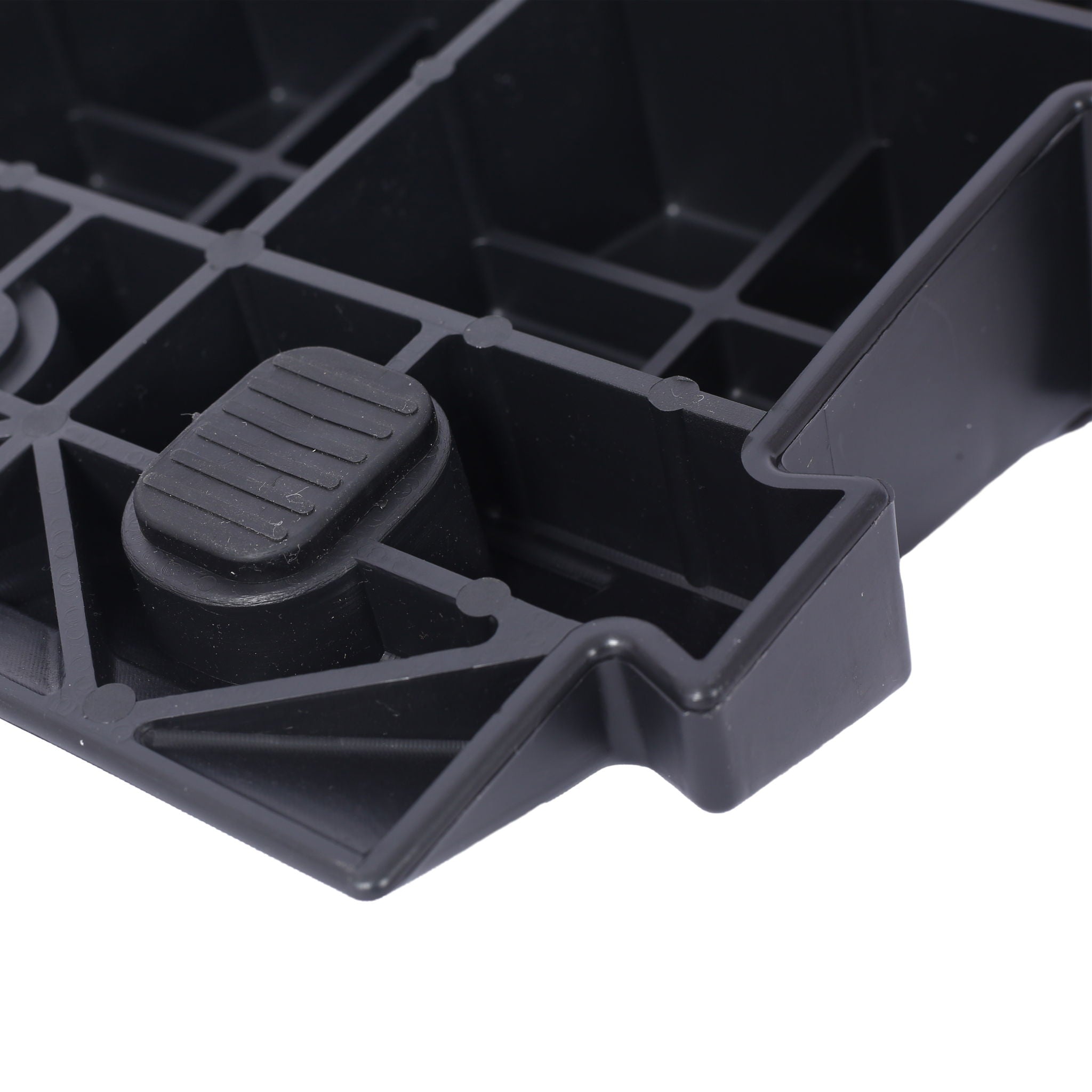 Heavy Duty Plastic 4" High Portable Automotive Curb Ramp For Cars & Wheelchairs Interlocking Design - Black - Best Buy Furniture