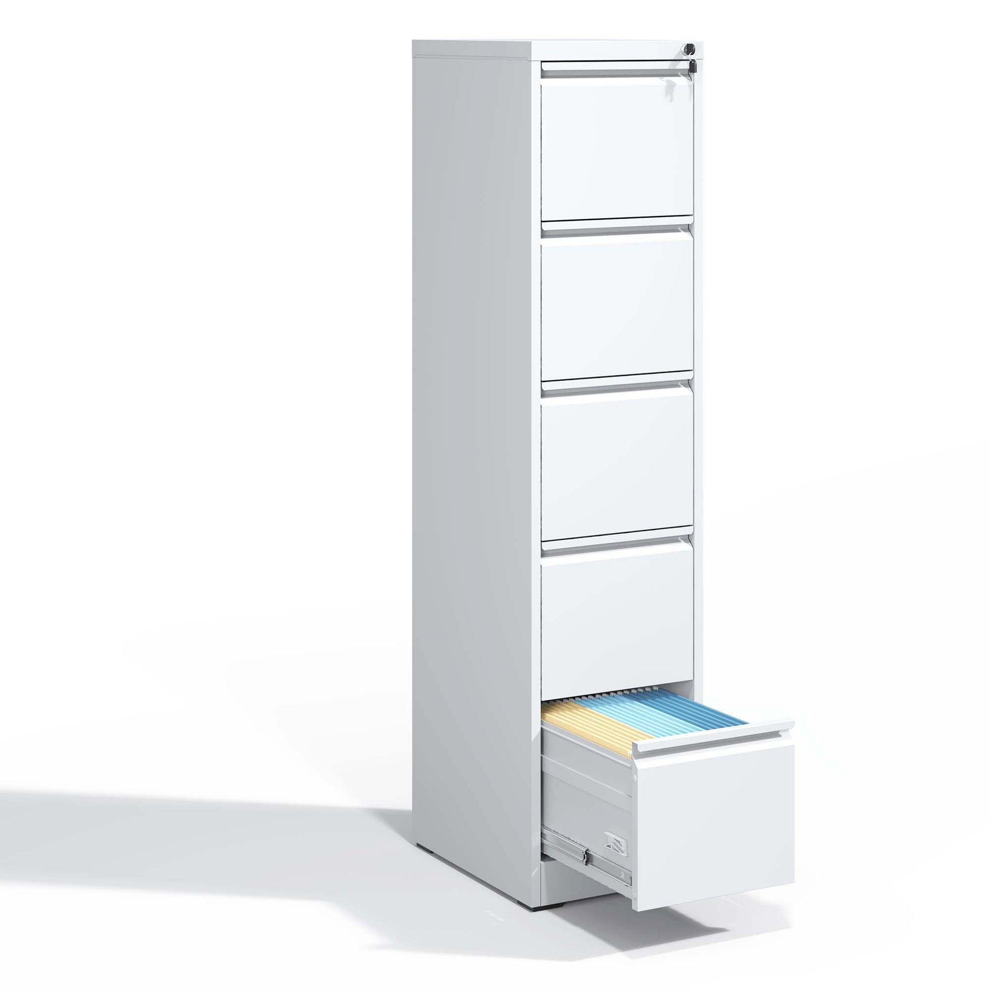 Steel Drawer Vertical File Cabinet With Lock For A4 Legal / Letter Size - Best Buy Furniture