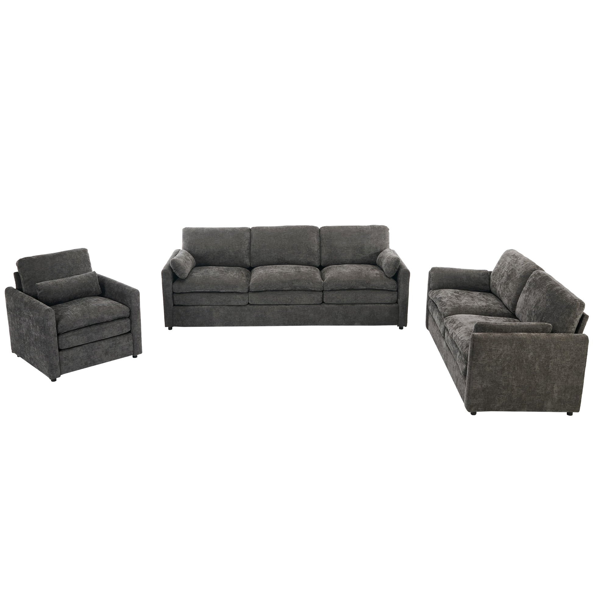 Cozy Upholstered Sofa Set For Living Room - Best Buy Furniture