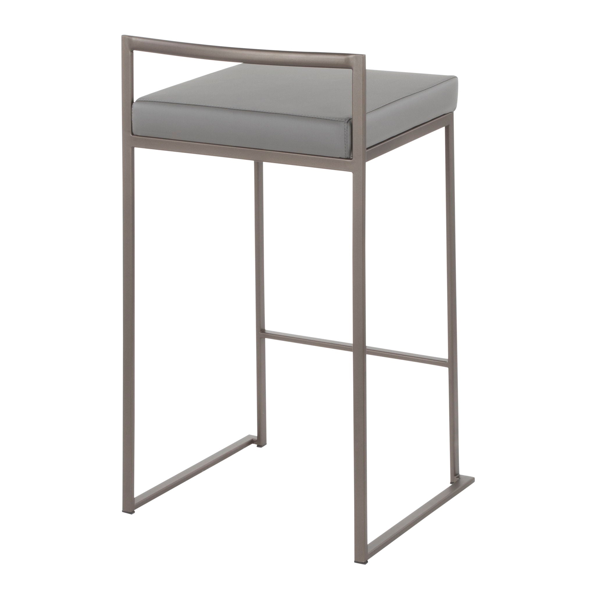 Fuji - Industrial Stackable Counter Stool Elegant Design - Best Buy Furniture