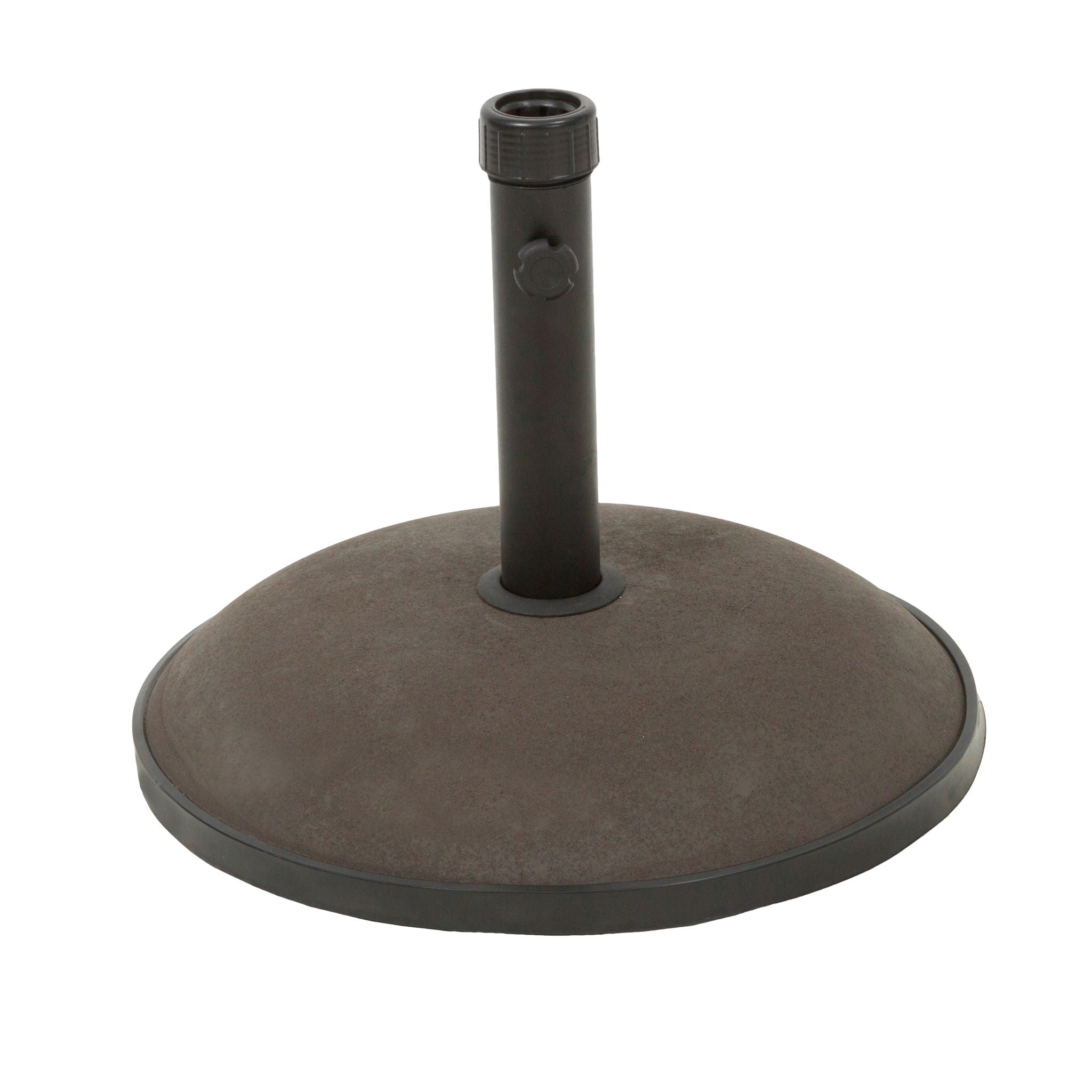 Holder Round Umbrella Base 33 Lbs Concrete - Brown - Best Buy Furniture