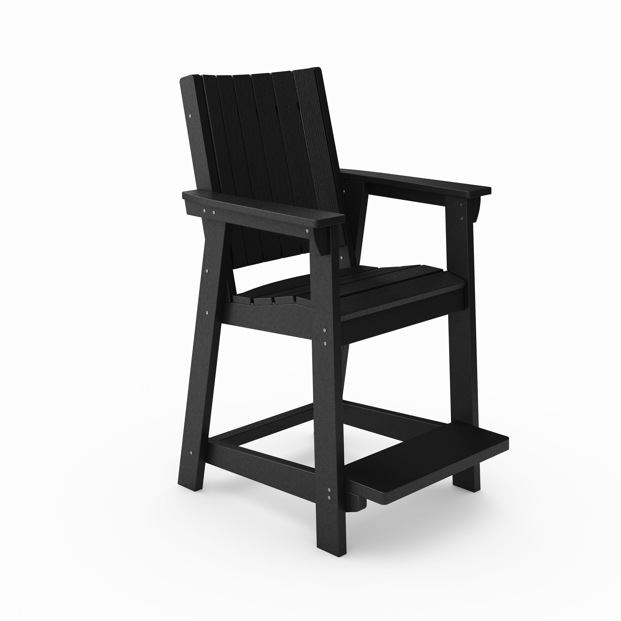 Modern Counter Chair Sleek HDPE Poly Lumber For Dining, Patio, And Garden Comfort - Best Buy Furniture