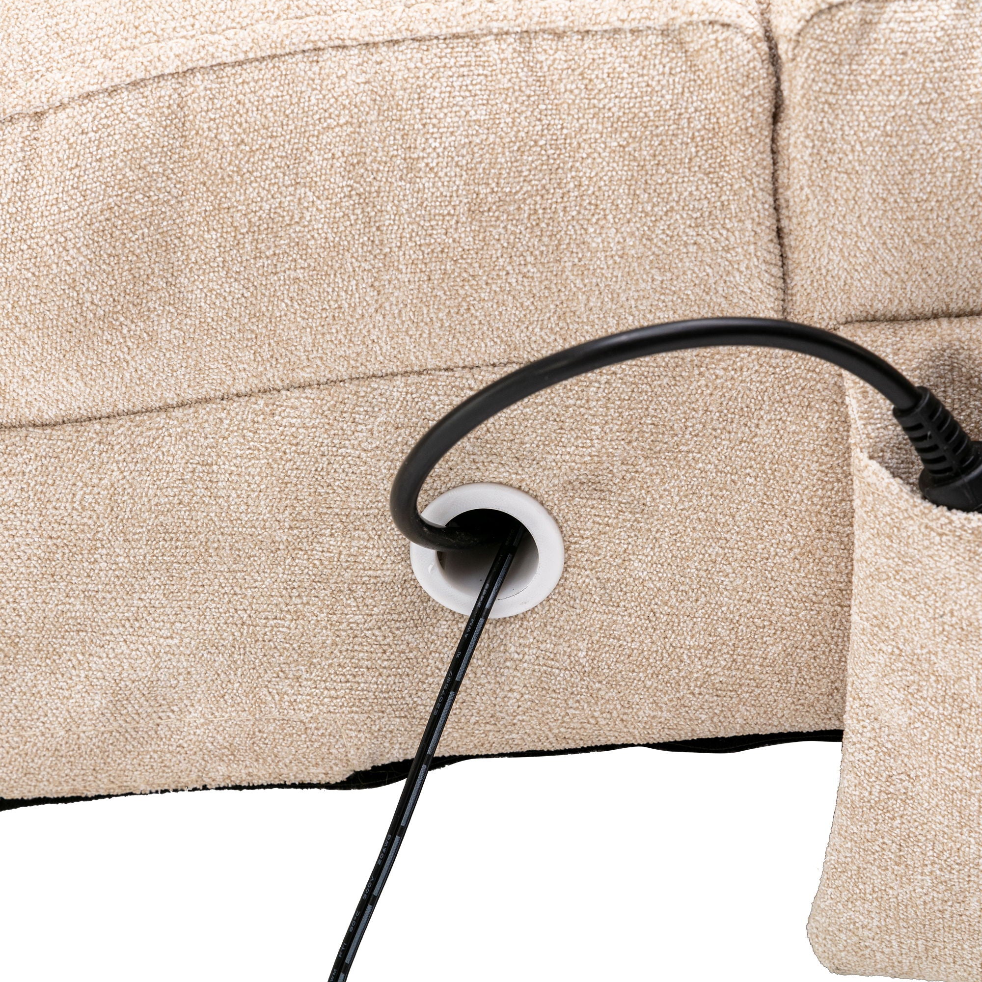 Massage Chaise Lounge Indoor With Remote Control, Ergonomic Electric Massage Lounger - Best Buy Furniture