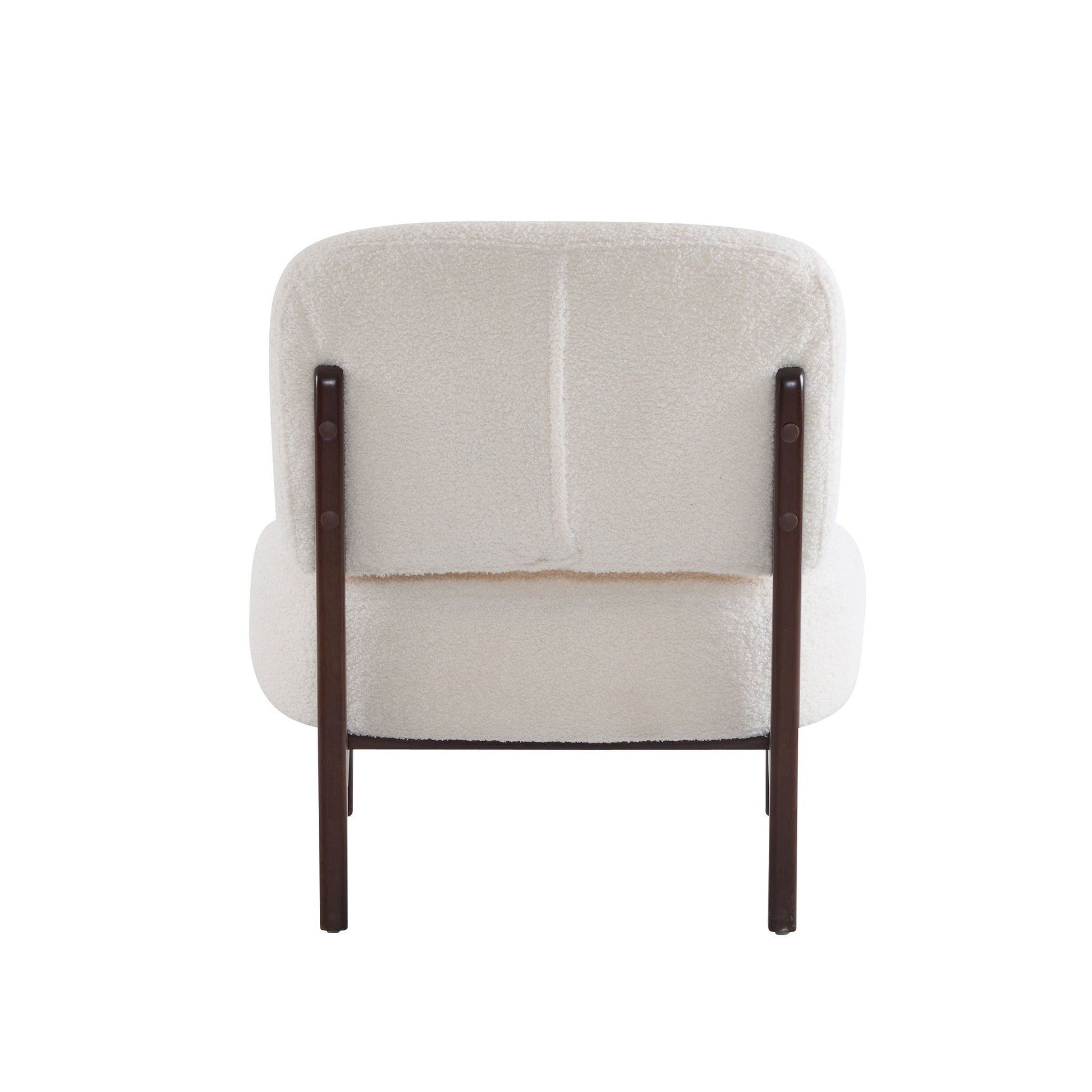 Modern Boucle Lounge Chair With Solid Wood Fram - Best Buy Furniture