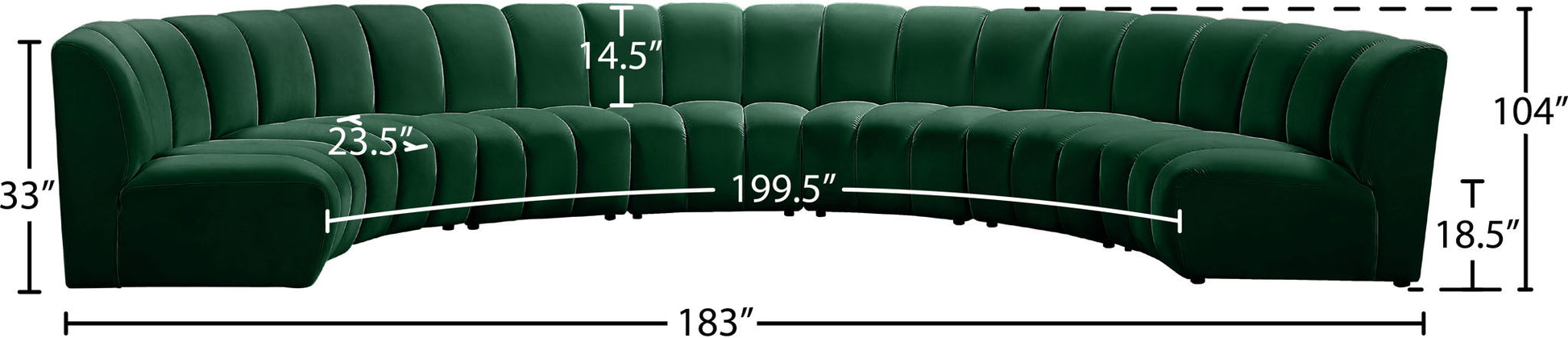 Infinity - 7 Piece Modular Sectional - Best Buy Furniture