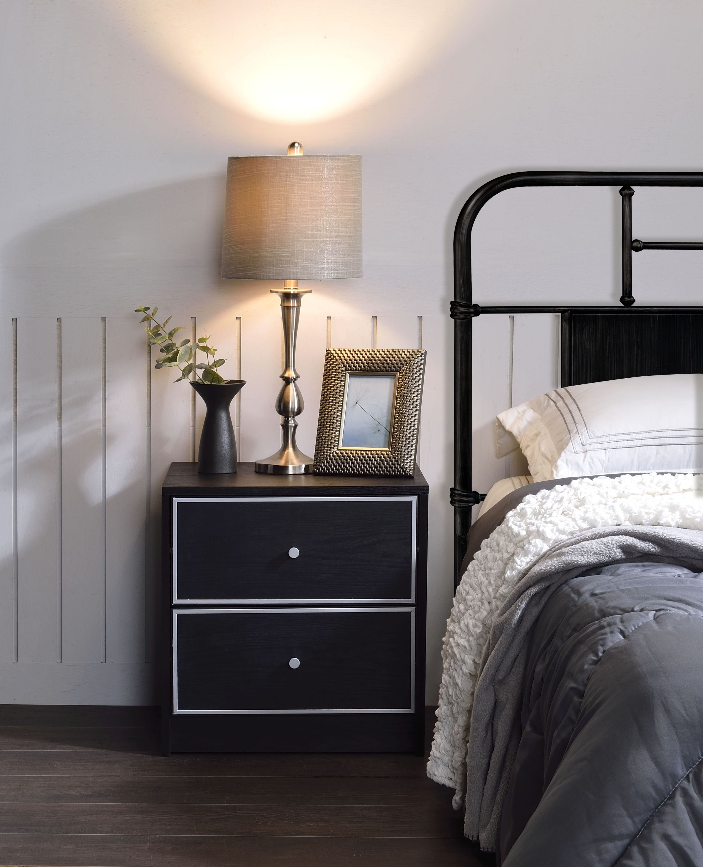 Modern Black Nightstand Table - Best Buy Furniture