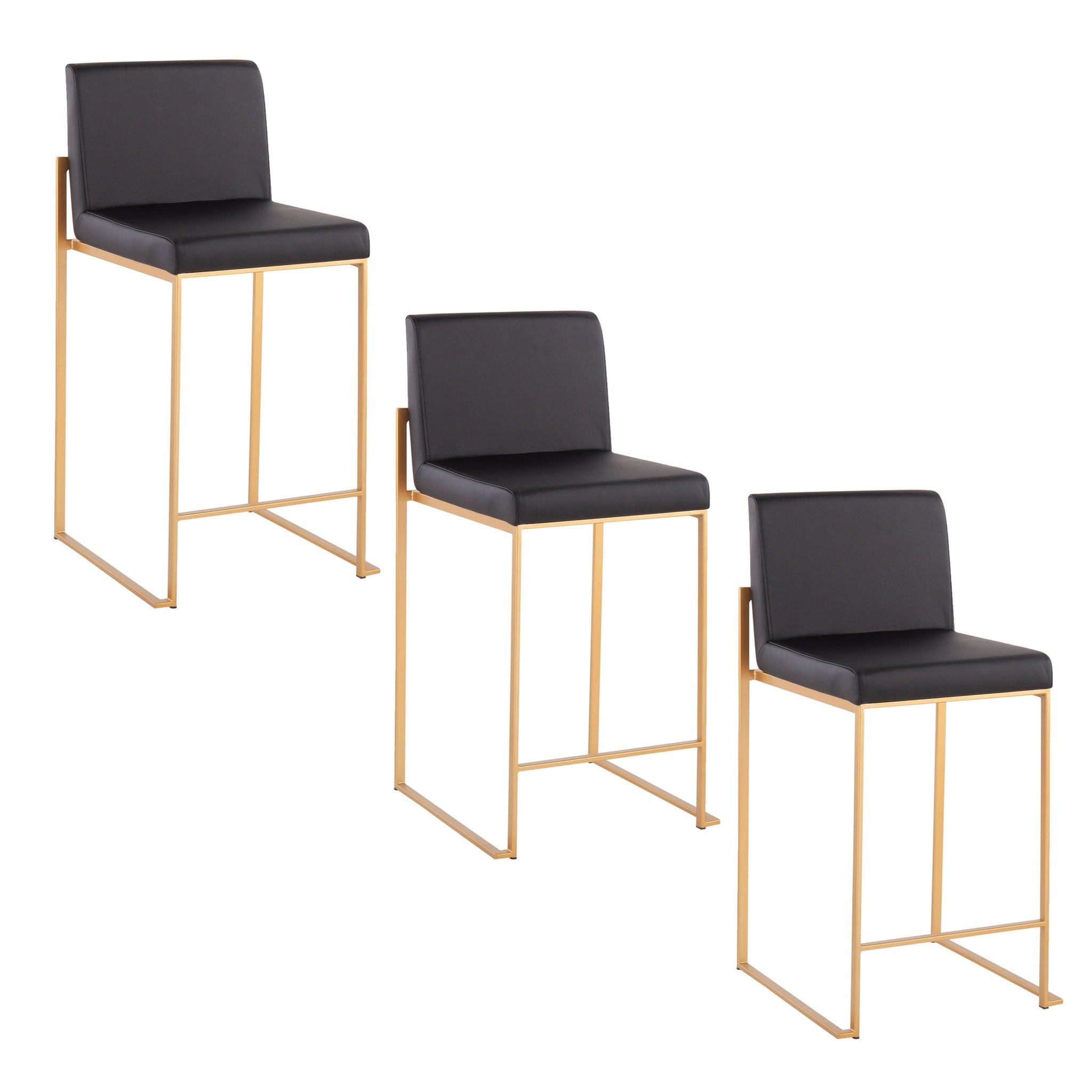 Fuji - Contemporary High Back Stylish Counter Stool - Best Buy Furniture