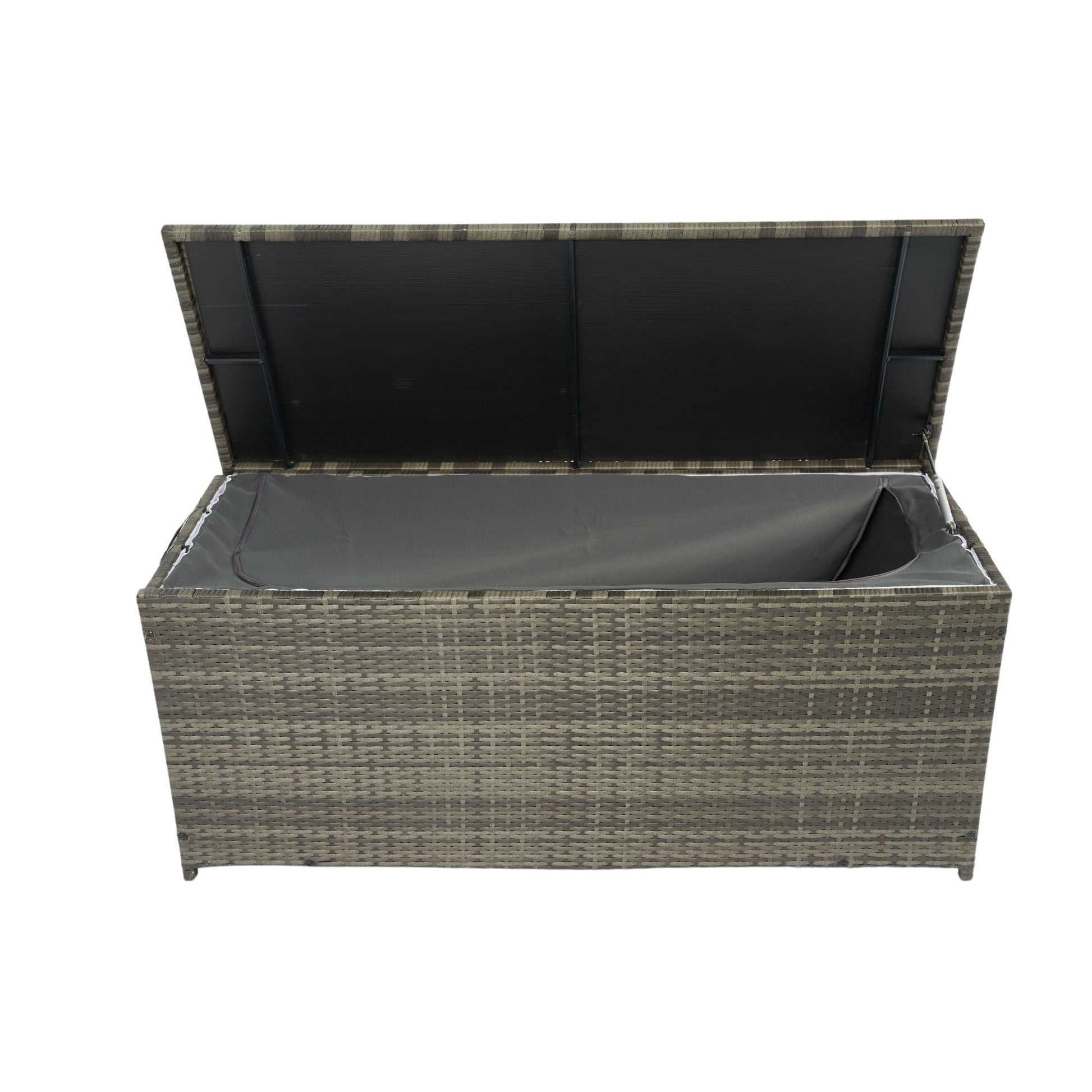 Outdoor Storage Box, Wicker Patio Deck Boxes With Lid, Outdoor Cushion Storage For Kids Toys, Pillows, Towel, Wicker - Best Buy Furniture