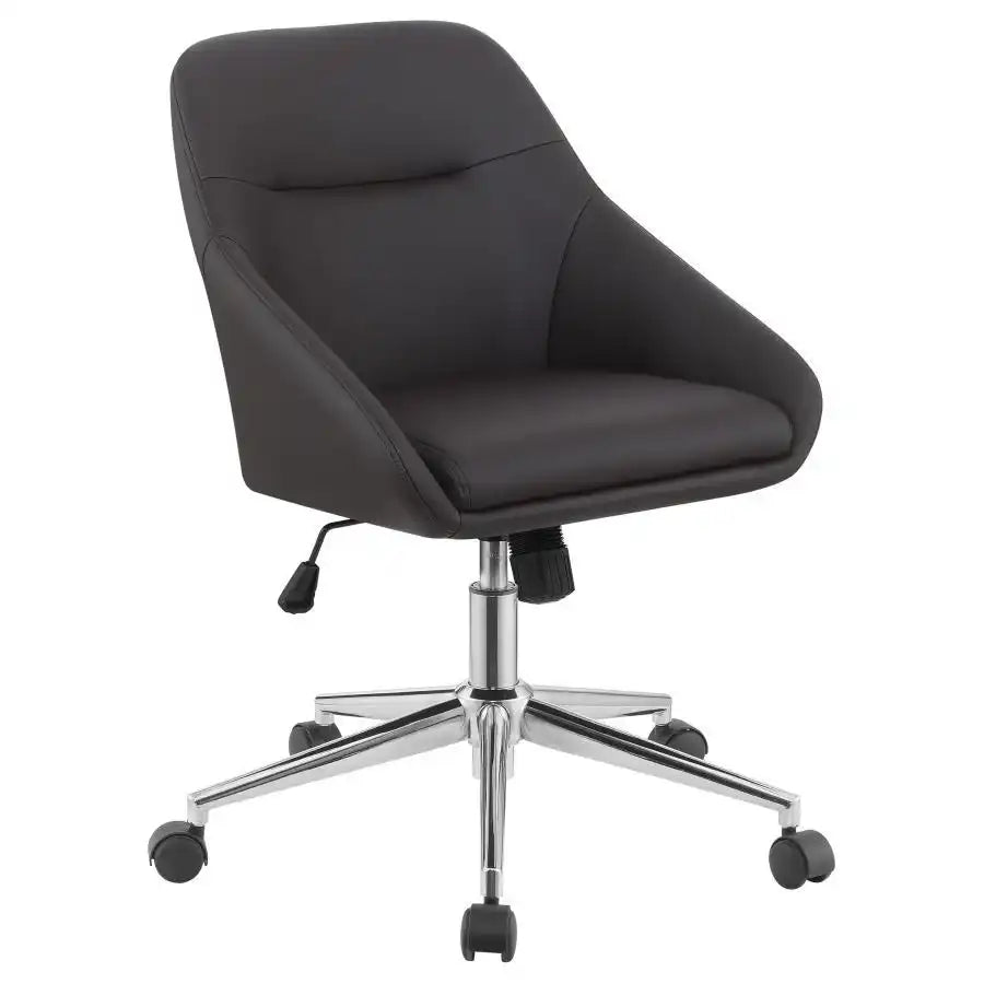 Jackman - Upholstered Adjustable Home Office Desk Chair - Best Buy Furniture