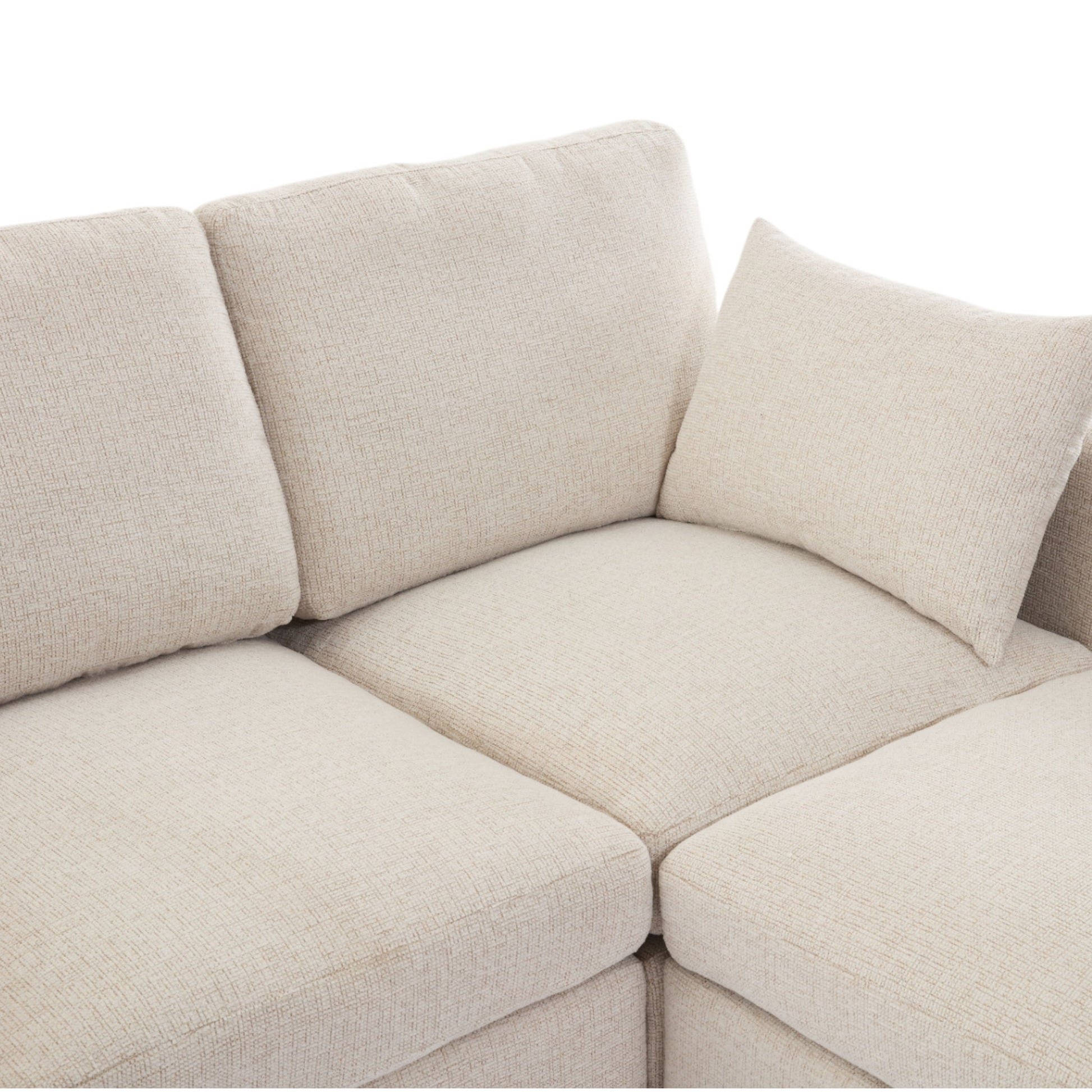 Sectional Sofa Modular U-Shaped With Ottoman & USB Ports - Best Buy Furniture