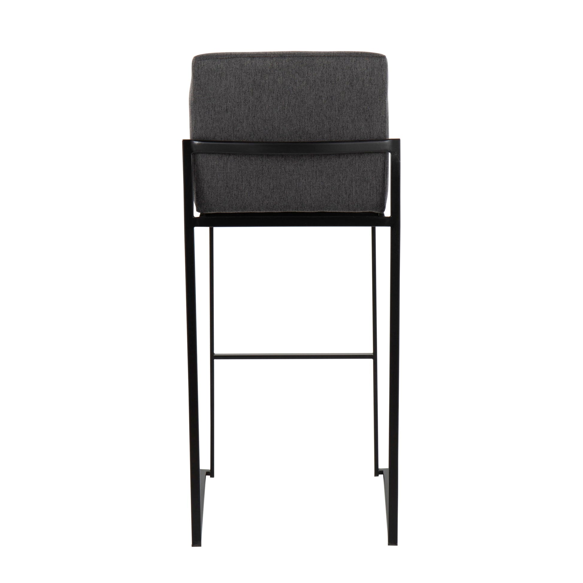 Fuji - Contemporary High Back Barstool Elegant Design - Best Buy Furniture
