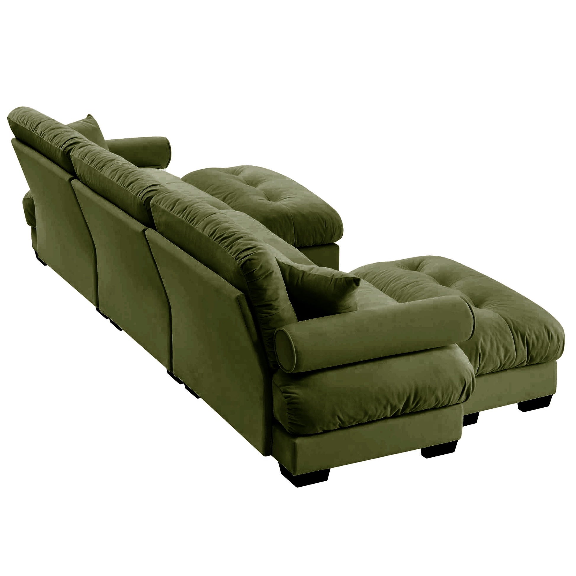 Super Comfort Oversized Modular Sectional Sofa With Movable Ottoman - Best Buy Furniture