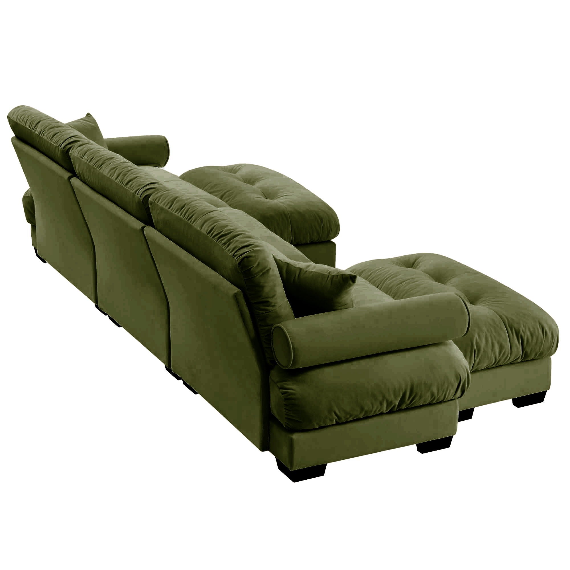 Super Comfort Oversized Modular Sectional Sofa With Movable Ottoman - Best Buy Furniture