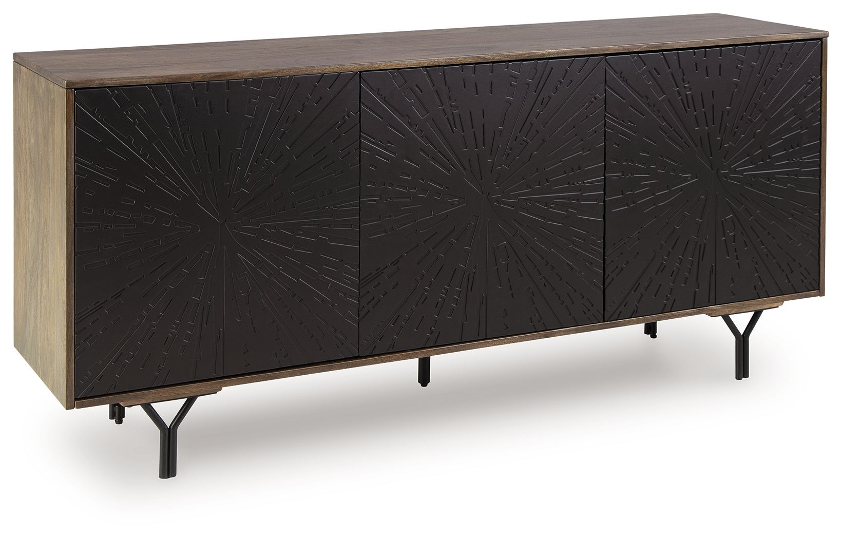 Lavinmont - Accent Cabinet - Multi Brown - Best Buy Furniture