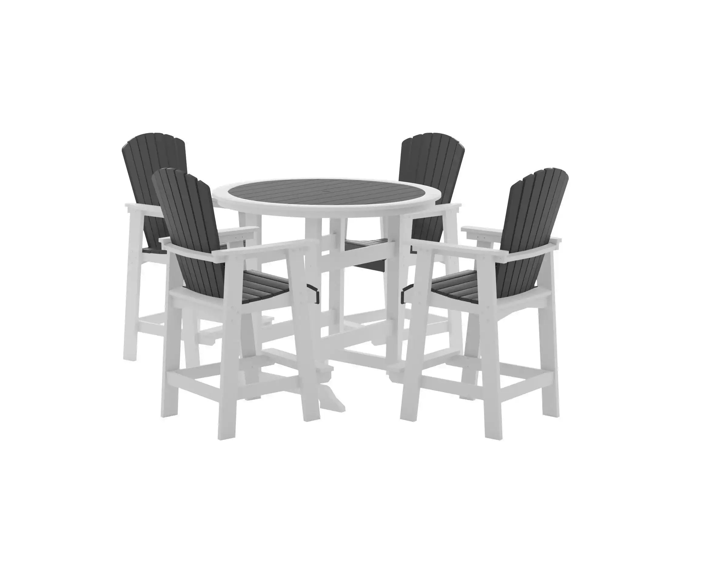 5 Piece HDPE Patio Bar Table and Chair Set - Best Buy Furniture