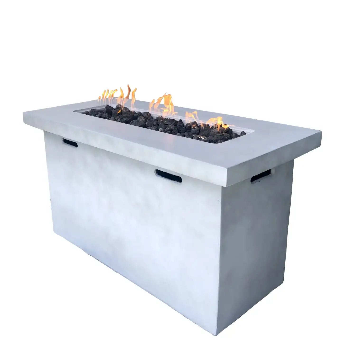 Reinforced - Propane Outdoor Fire Pit Table - Best Buy Furniture