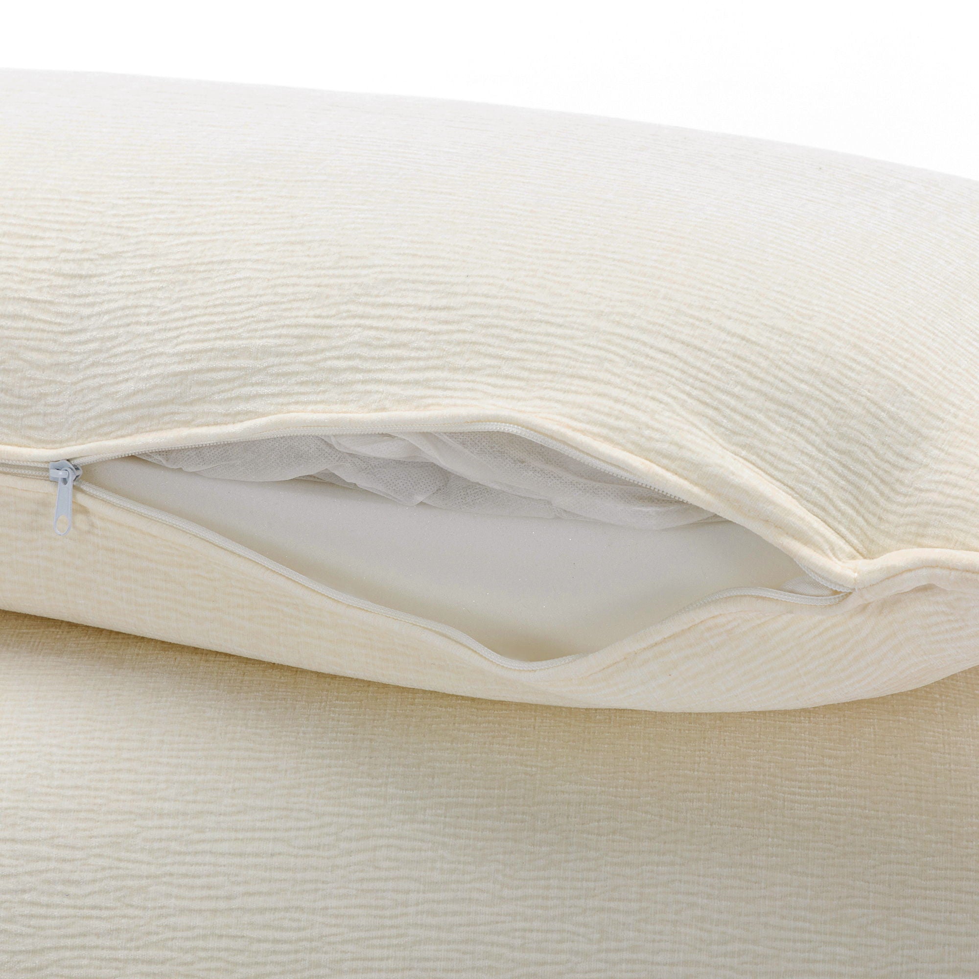 Sectional Sofa Chenille Upholstered Sofa With Two Removable Ottoman, Two USB Ports, Two Cup Holders And Large Storage Box For Living Room - Best Buy Furniture