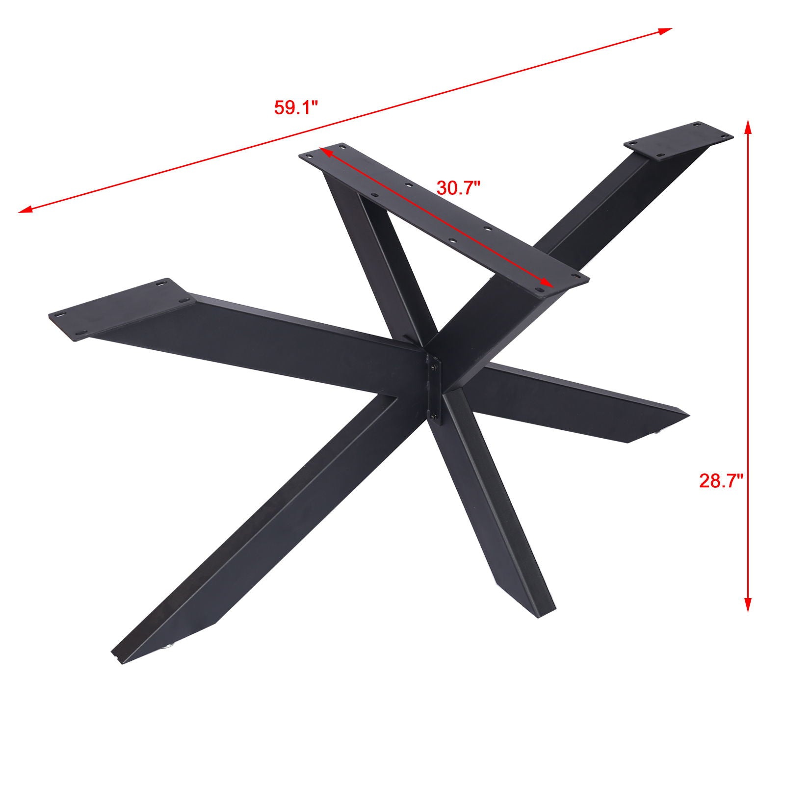 Table Frame, Table Base, Spider Table Legs, Table Runner Confrerence Table - Black - Best Buy Furniture