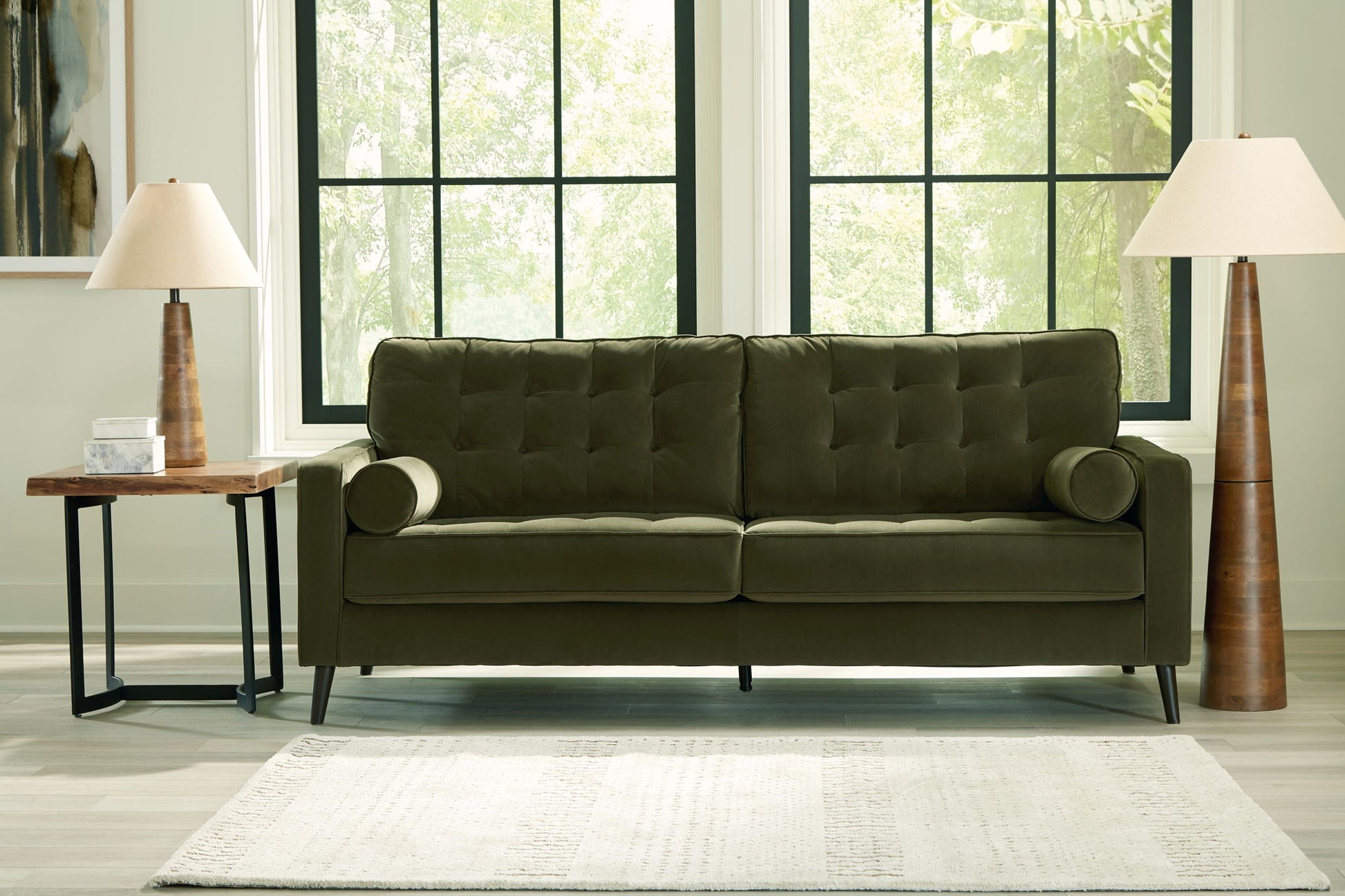 Reveon Lakes - Sofa - Olive - Best Buy Furniture