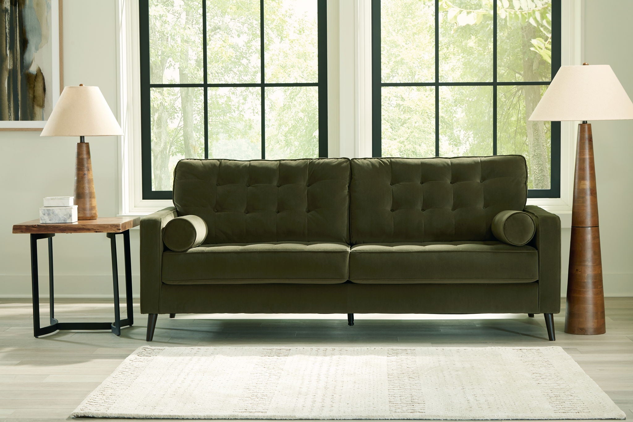 Reveon Lakes - Sofa - Olive - Best Buy Furniture