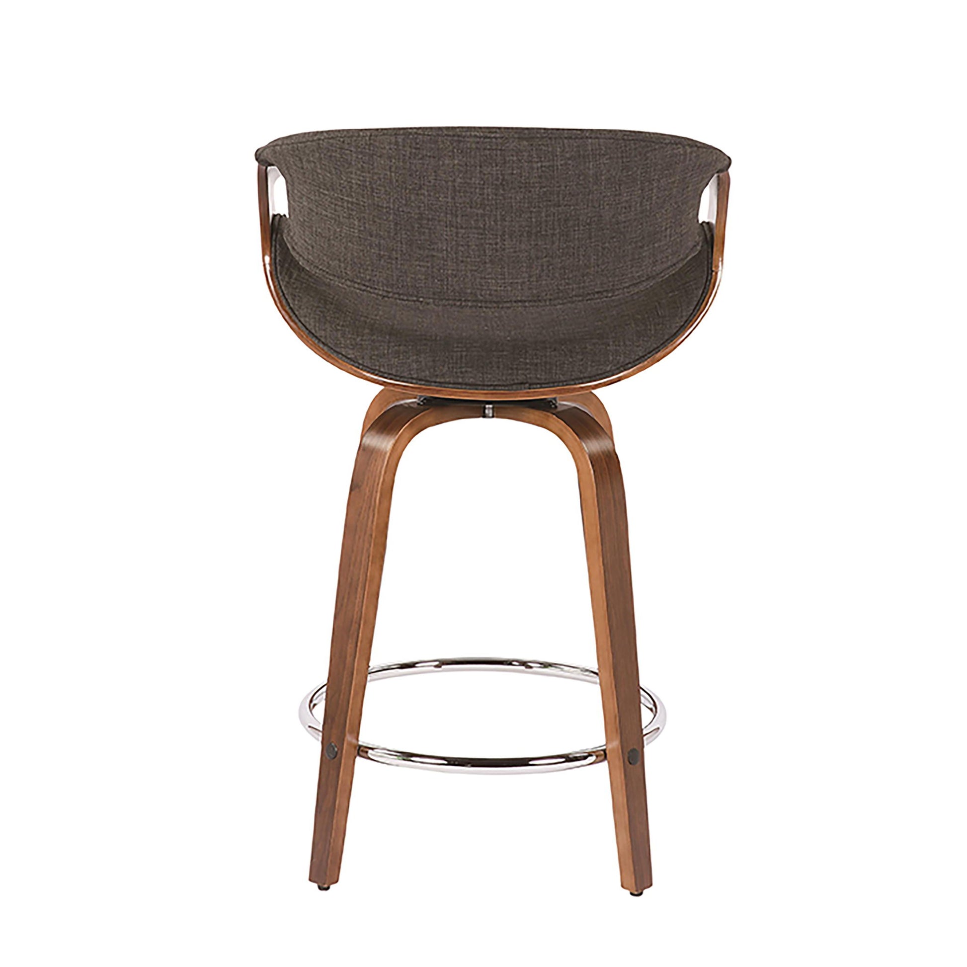 Curvini - Mid Century Modern Counter Stool (Set of 2) - Best Buy Furniture