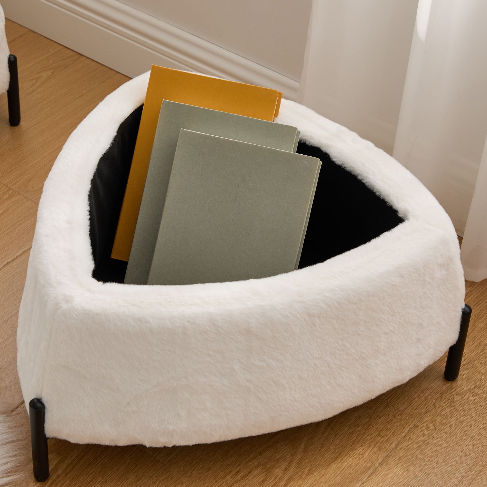 Upholstered Storage Ottoman Set With Reversible Lid - Best Buy Furniture