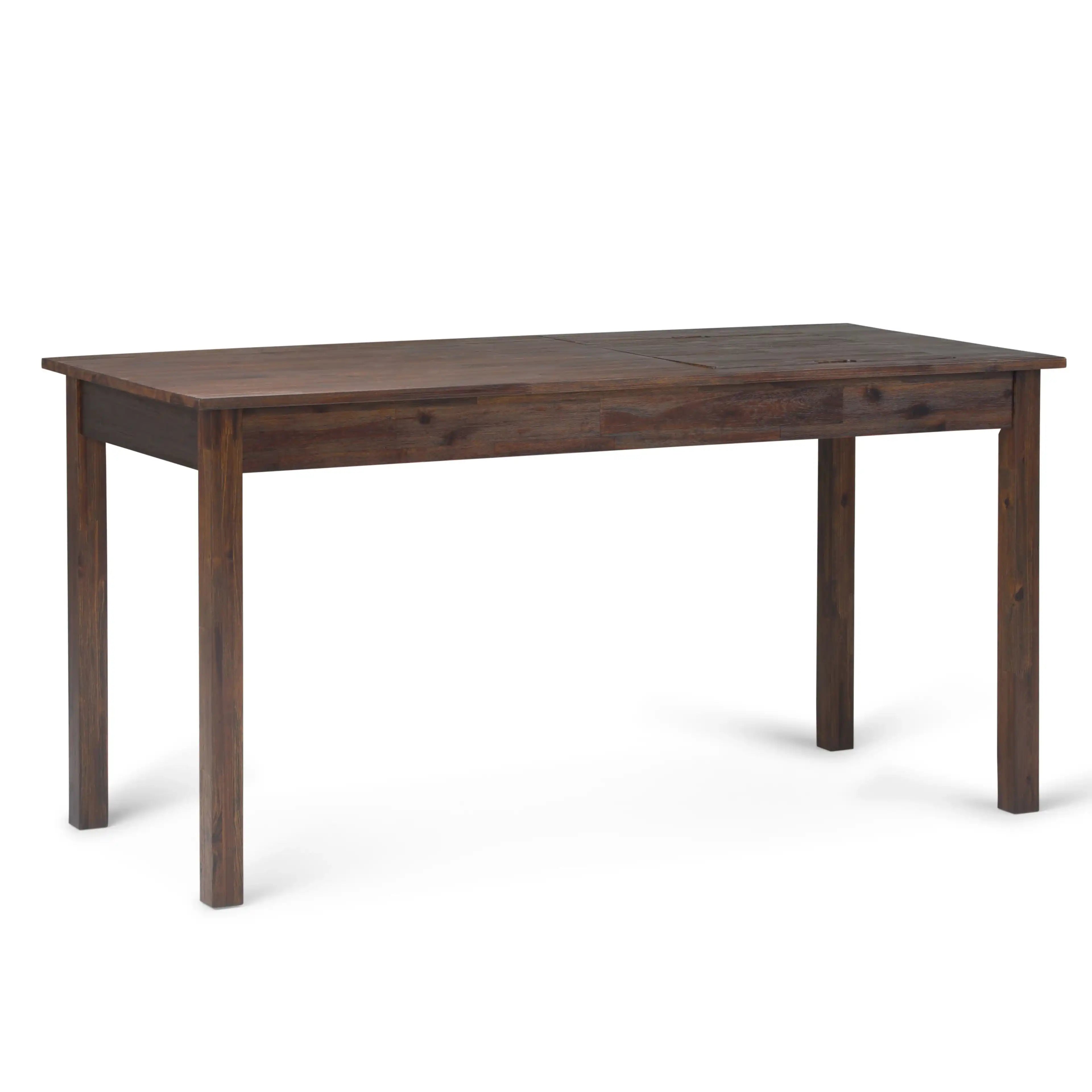 Monroe - Desk - Distressed Charcoal Brown - Best Buy Furniture