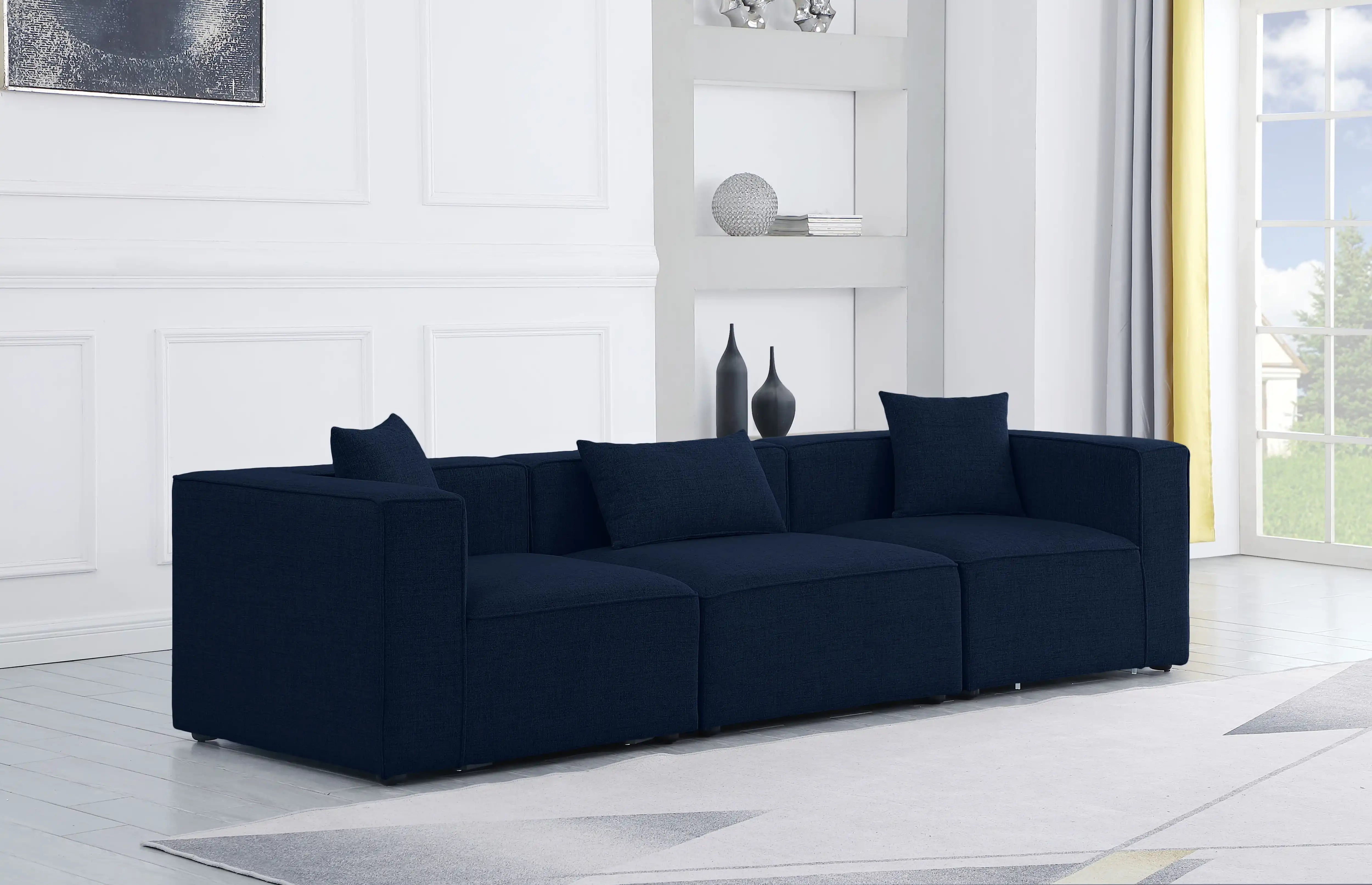 Cube - Linen Modular 3 Seat Sofa - Best Buy Furniture