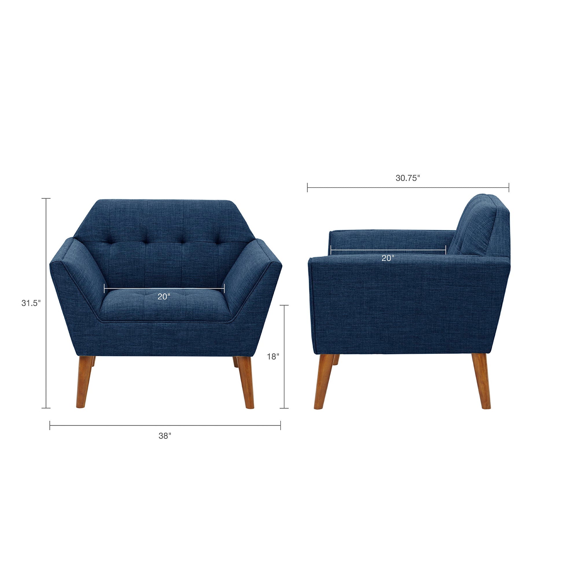 Modern Lounge Chair With Button Tufting - Best Buy Furniture