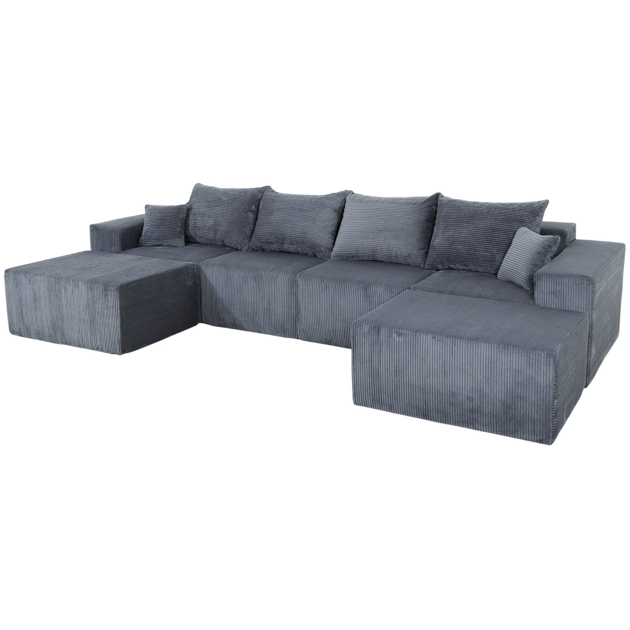 Modular Sectional Sofa, Convertible Couch With Chaise Corduroy - Best Buy Furniture