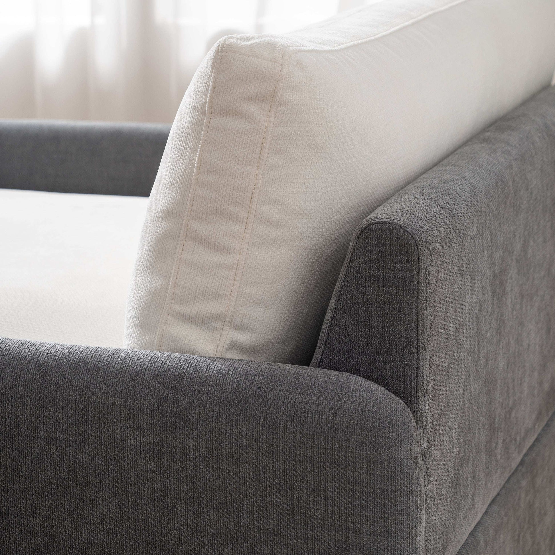 Oversized Chenille Single Sofa Chair,Wide and Deep Seat Accent Chair - Best Buy Furniture