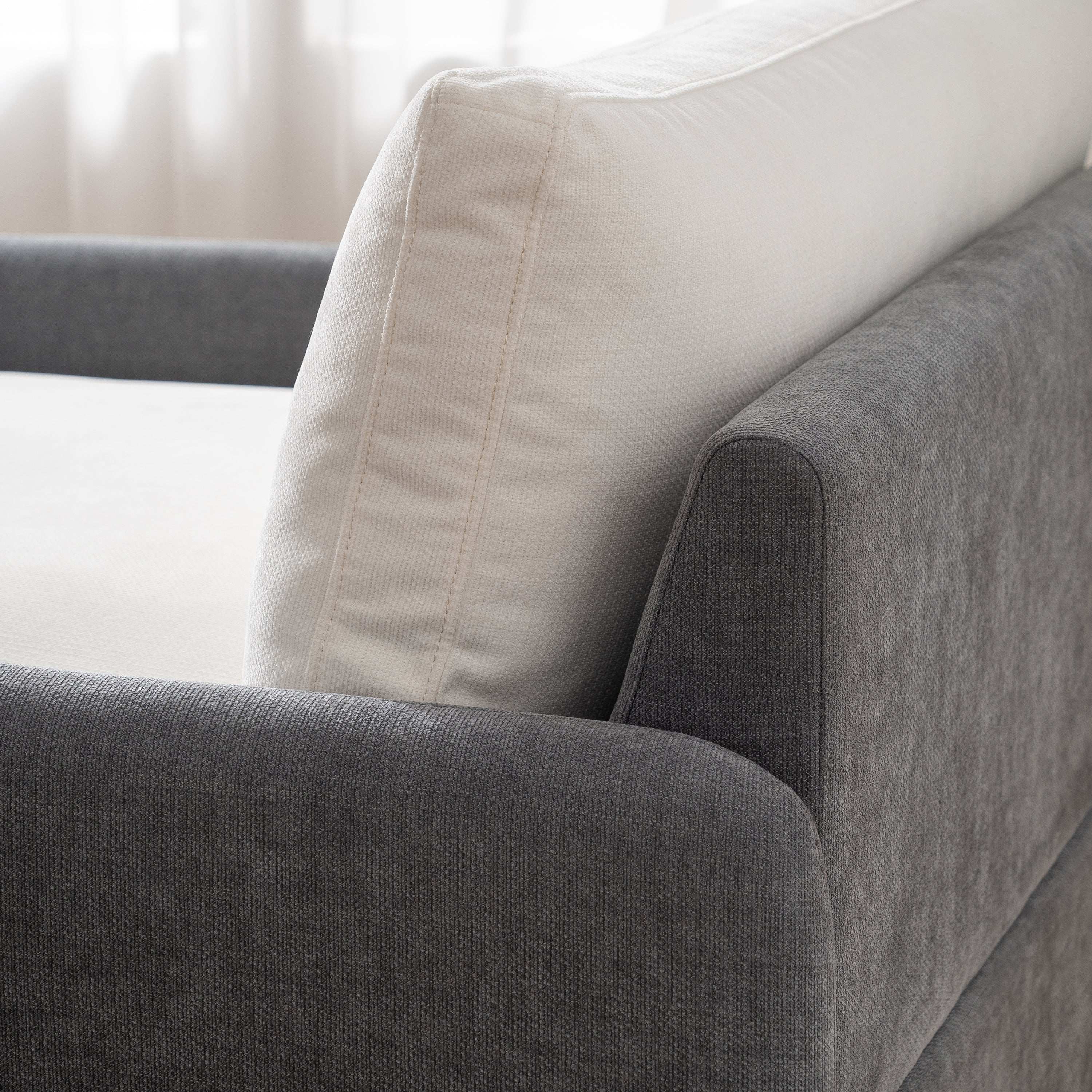 Oversized Chenille Single Sofa Chair,Wide and Deep Seat Accent Chair - Best Buy Furniture